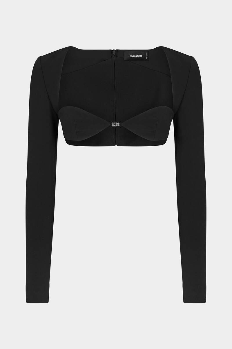 ICON LONG SLEEVES CROP TOP - 1