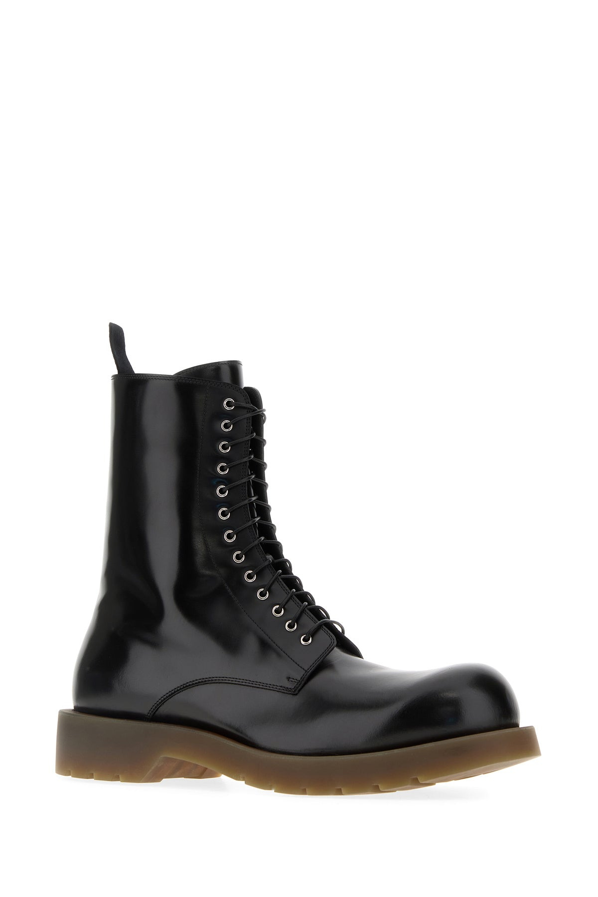 Black leather ankle boots - 2