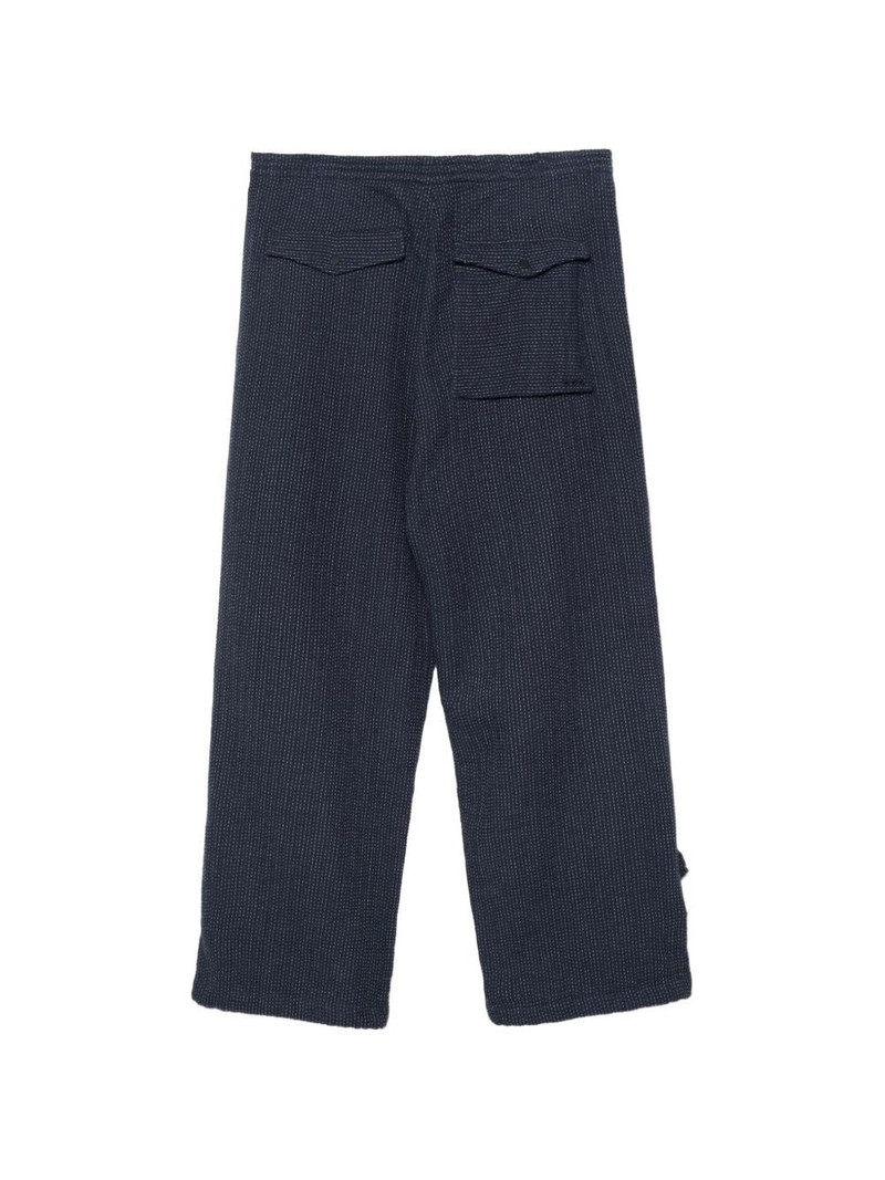 MAHARISHI SASHIKO-STITCHED DRAWSTRING TROUSERS outlook