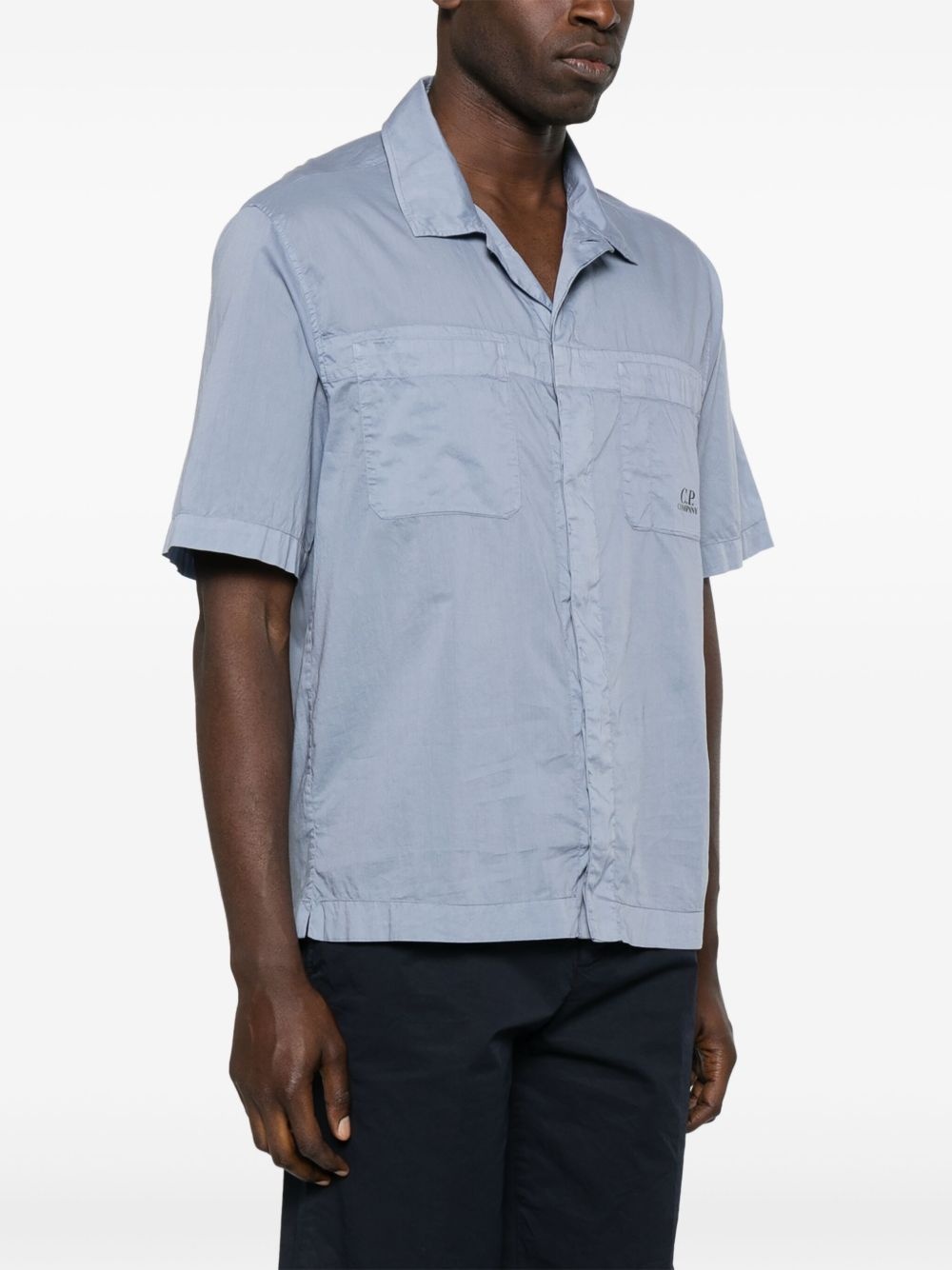 logo-print shirt - 3