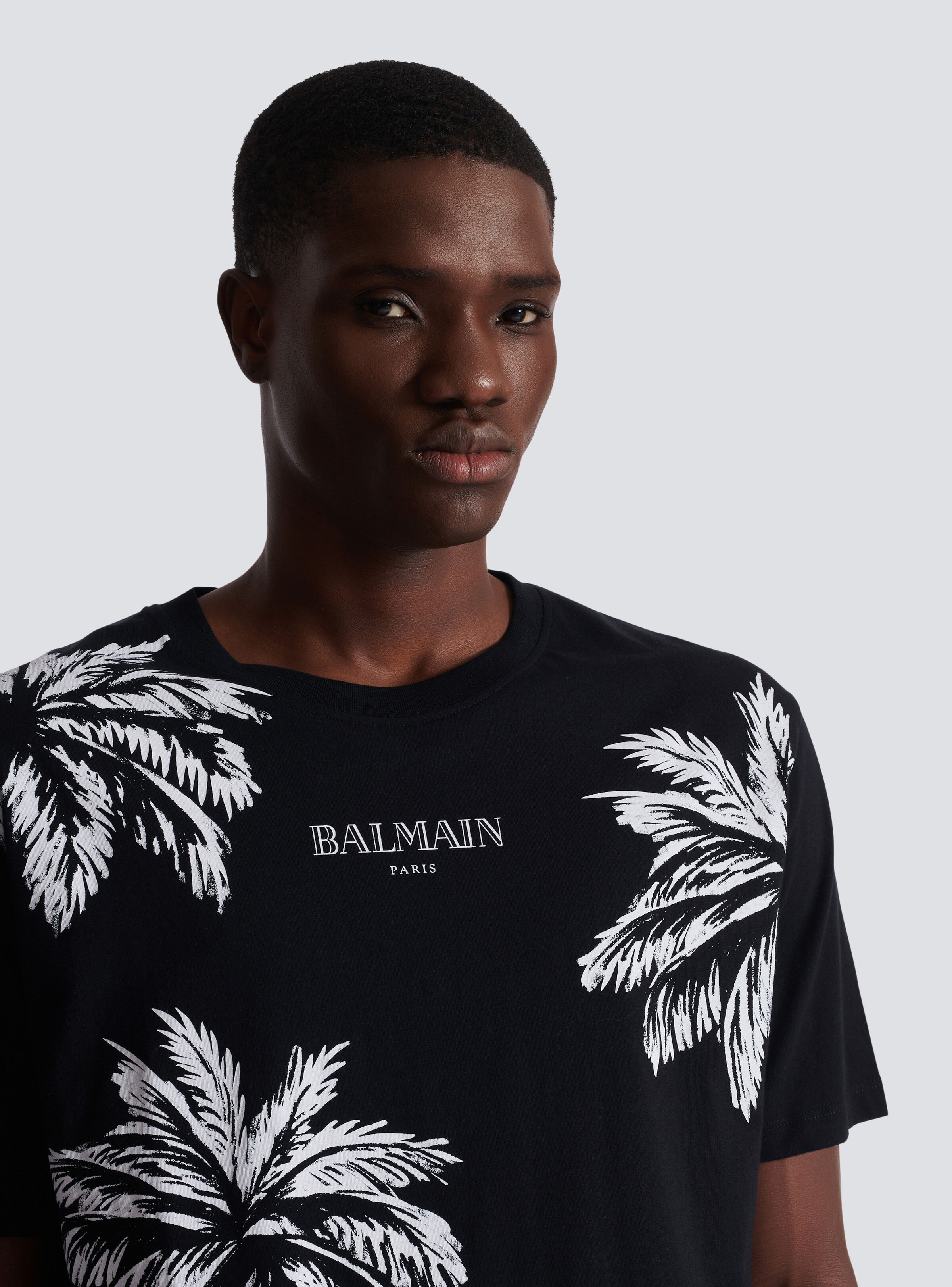 Vintage Balmain T-shirt with palm tree print - 7