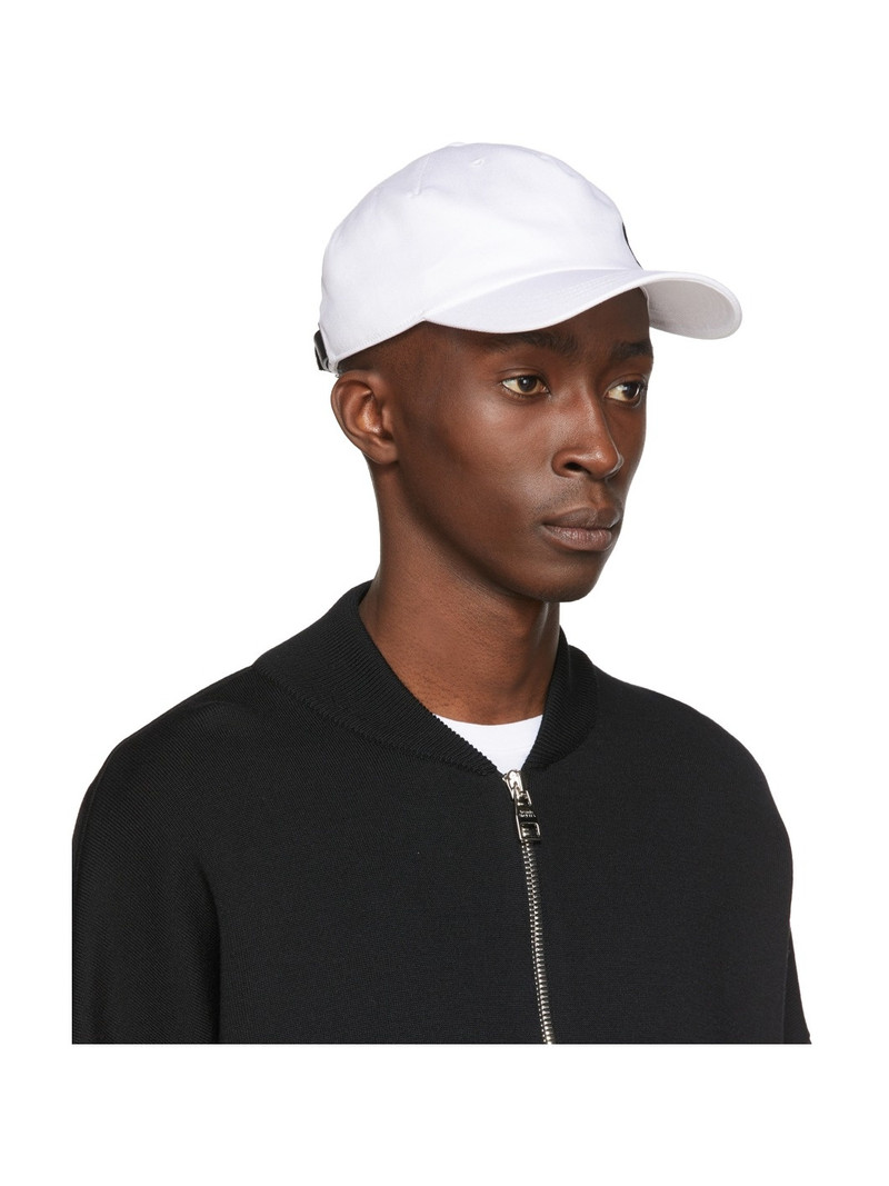 Alexander McQueen 로고 자수 면 캡 outlook