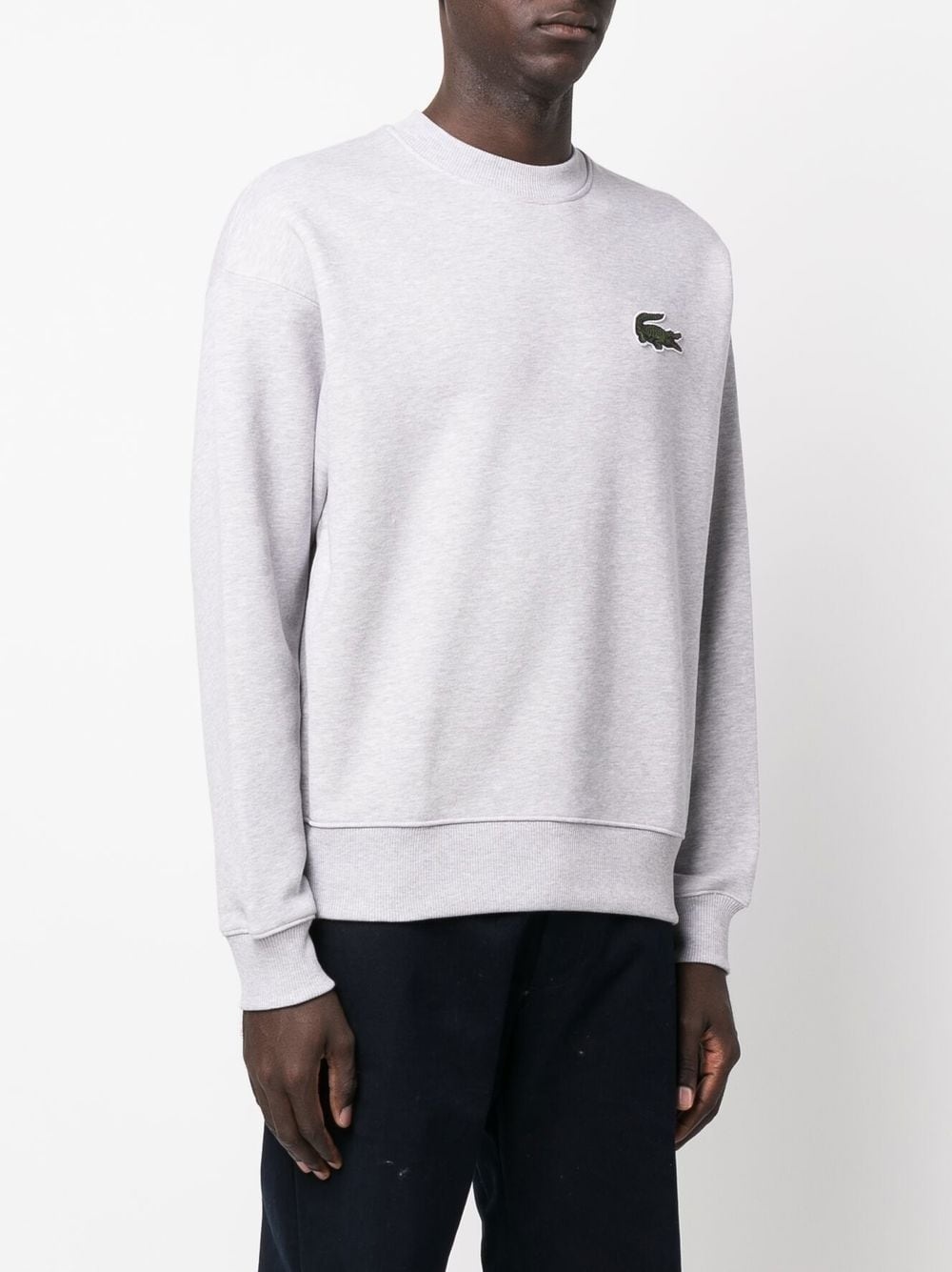 logo-patch long-sleeve sweatshirt - 4