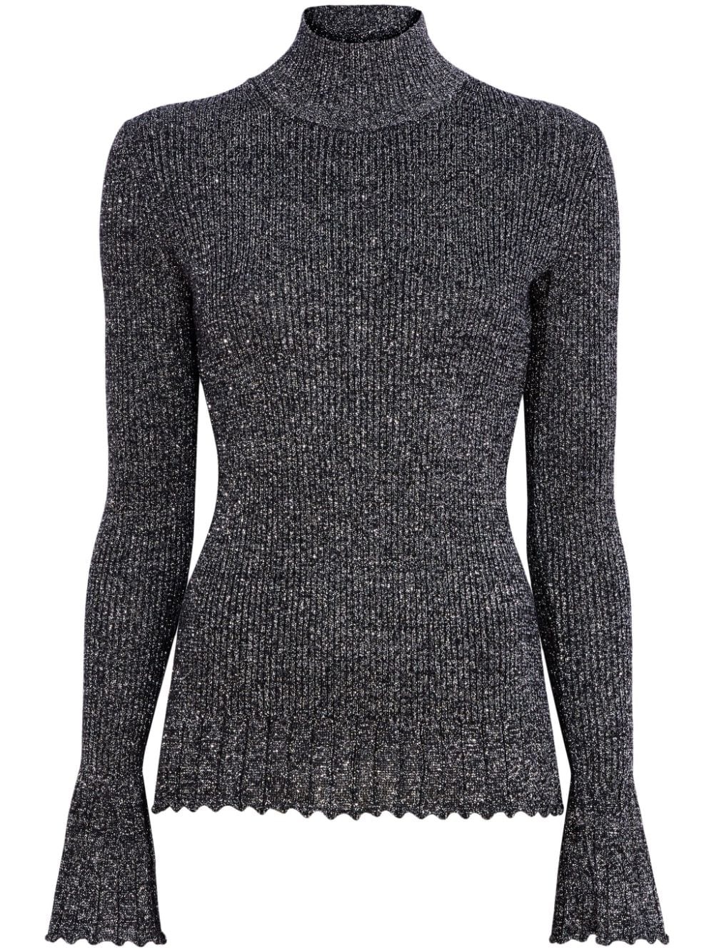 Avery metallic-threading jumper - 1