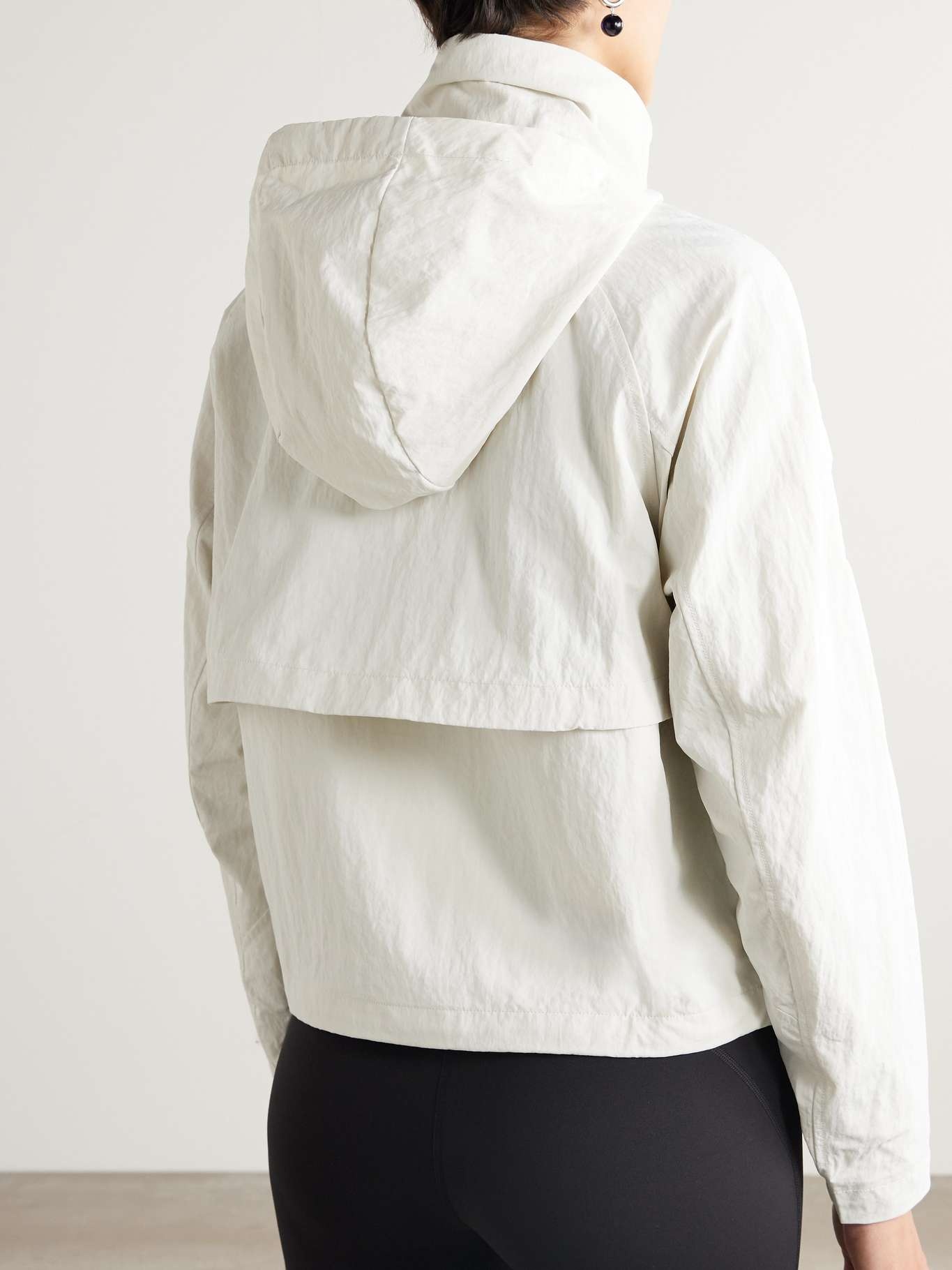 Always Effortless cropped hooded shell jacket - 4