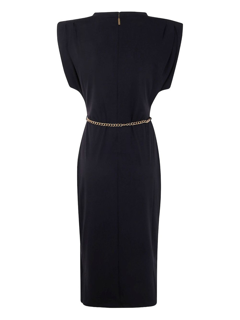 MICHAEL KORS chain-belt midi dress outlook