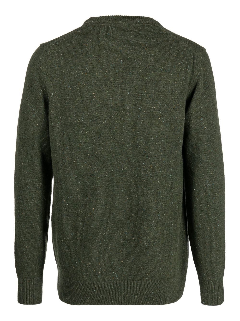 fine-knit ribbed-trim jumper - 2