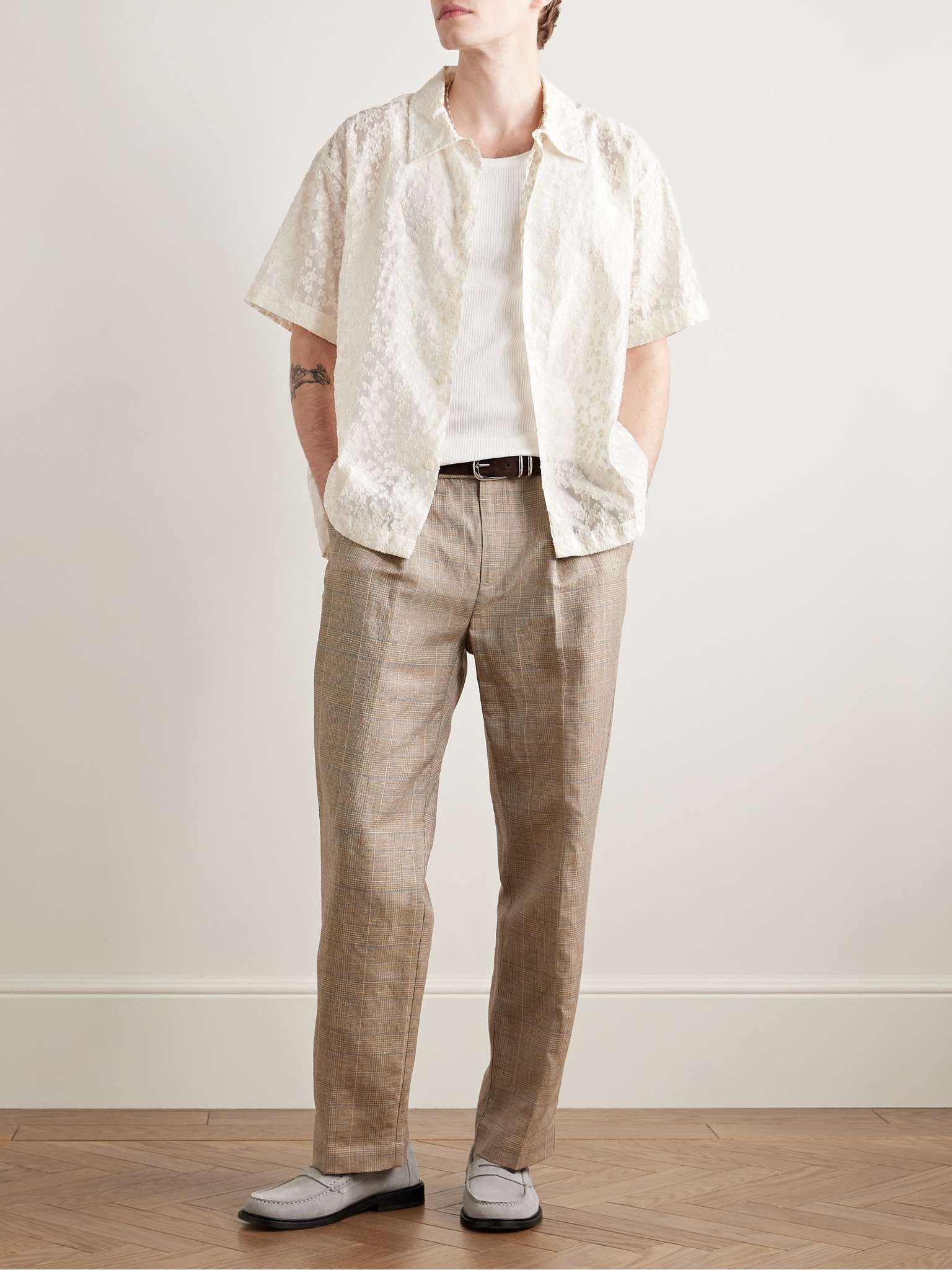 Holiday Fil Coupé Cotton-Blend Voile Shirt - 2