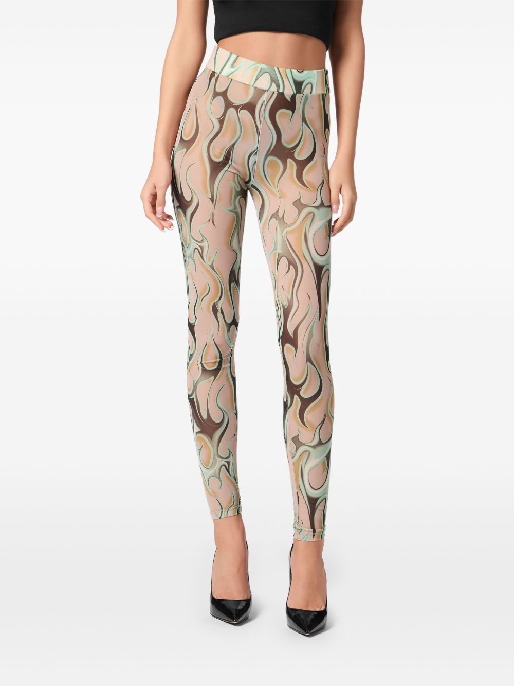Flame leggings - 3