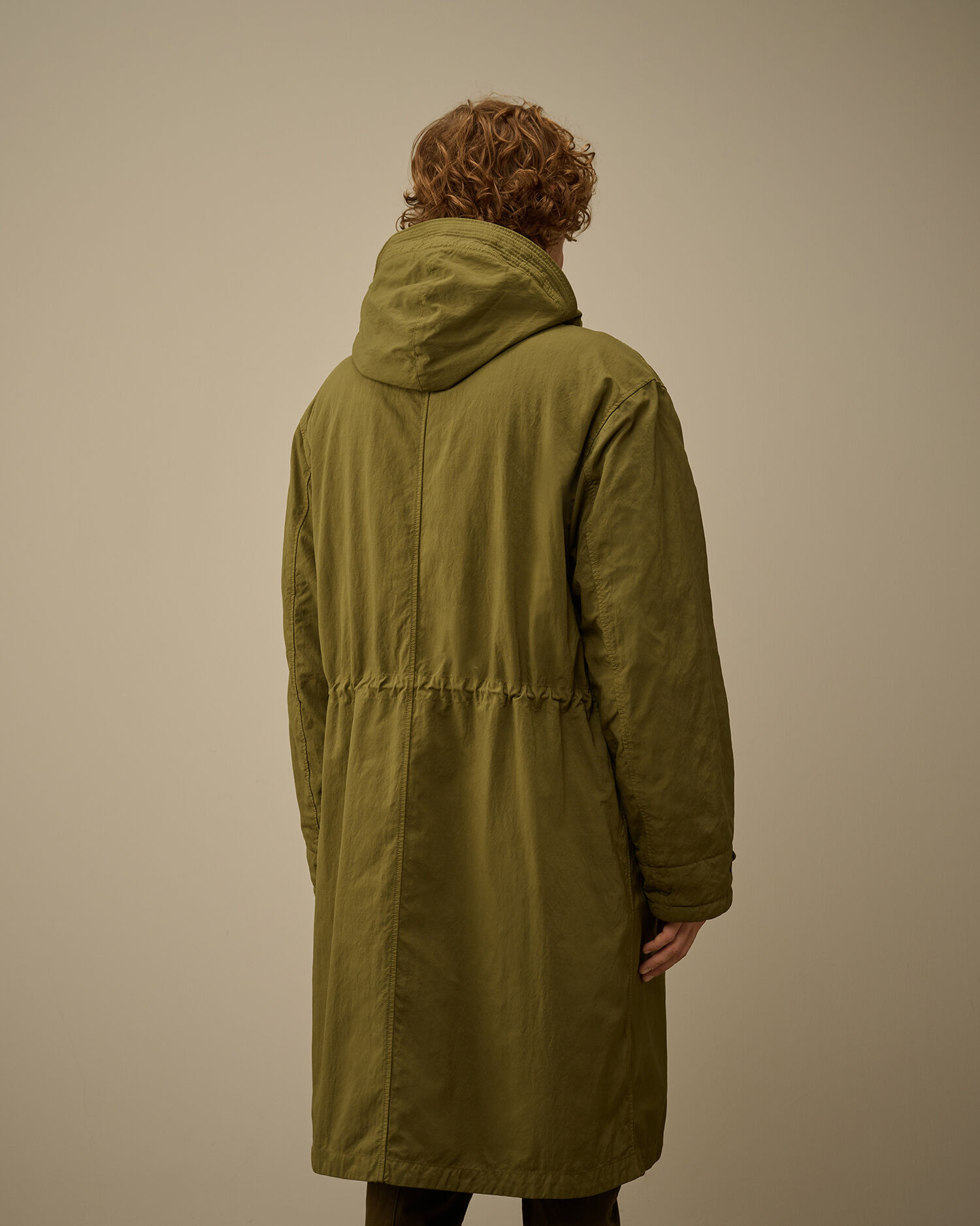 Twill Hooded Padded Parka - 4