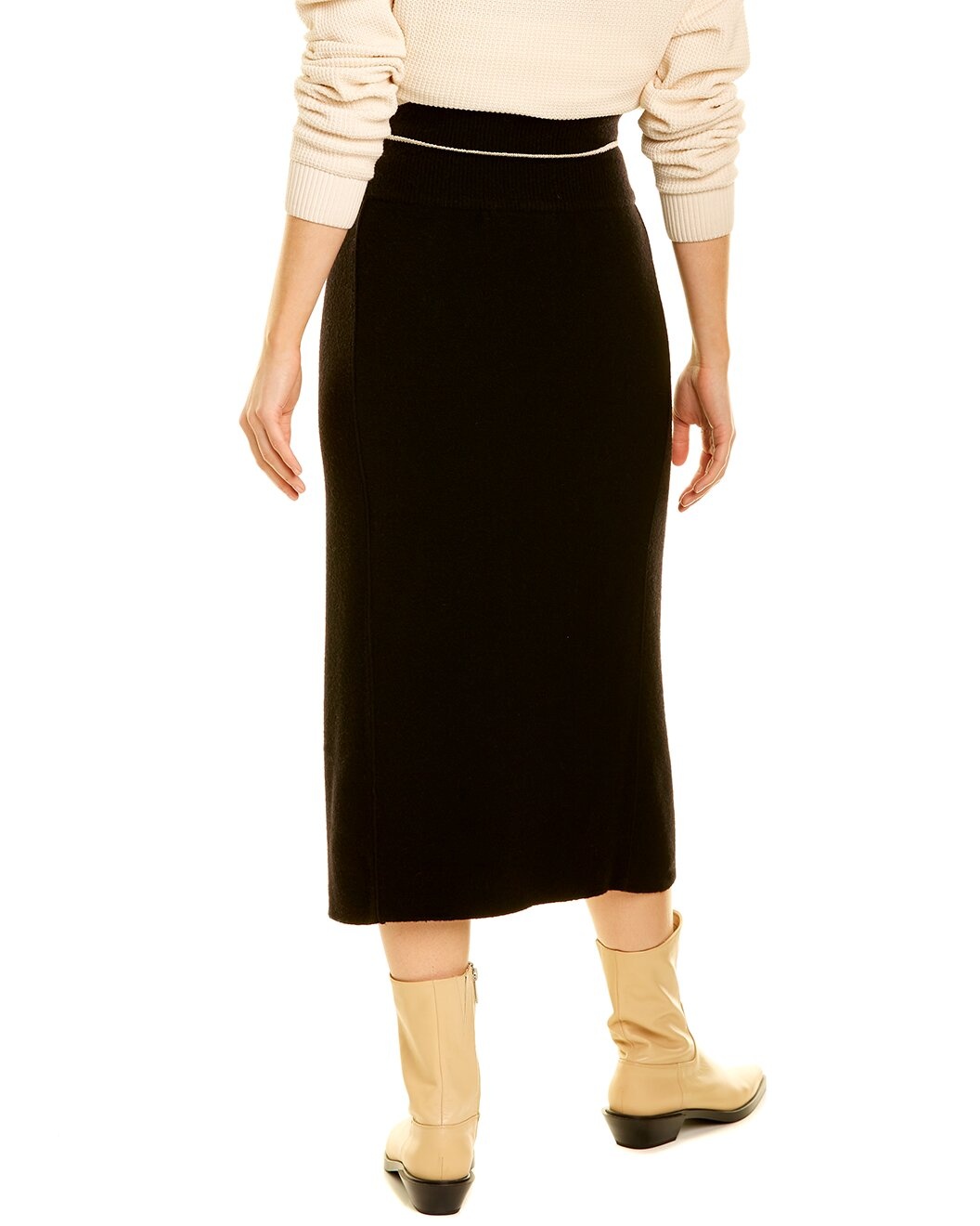 Moncler Wool-Blend Midi Skirt - 2