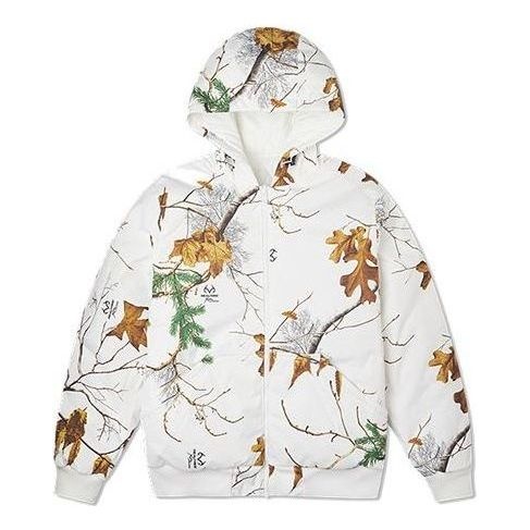 Converse Real Tree Reversible Jacket Leaves Printing 'Casual White' 10020223A02 - 1