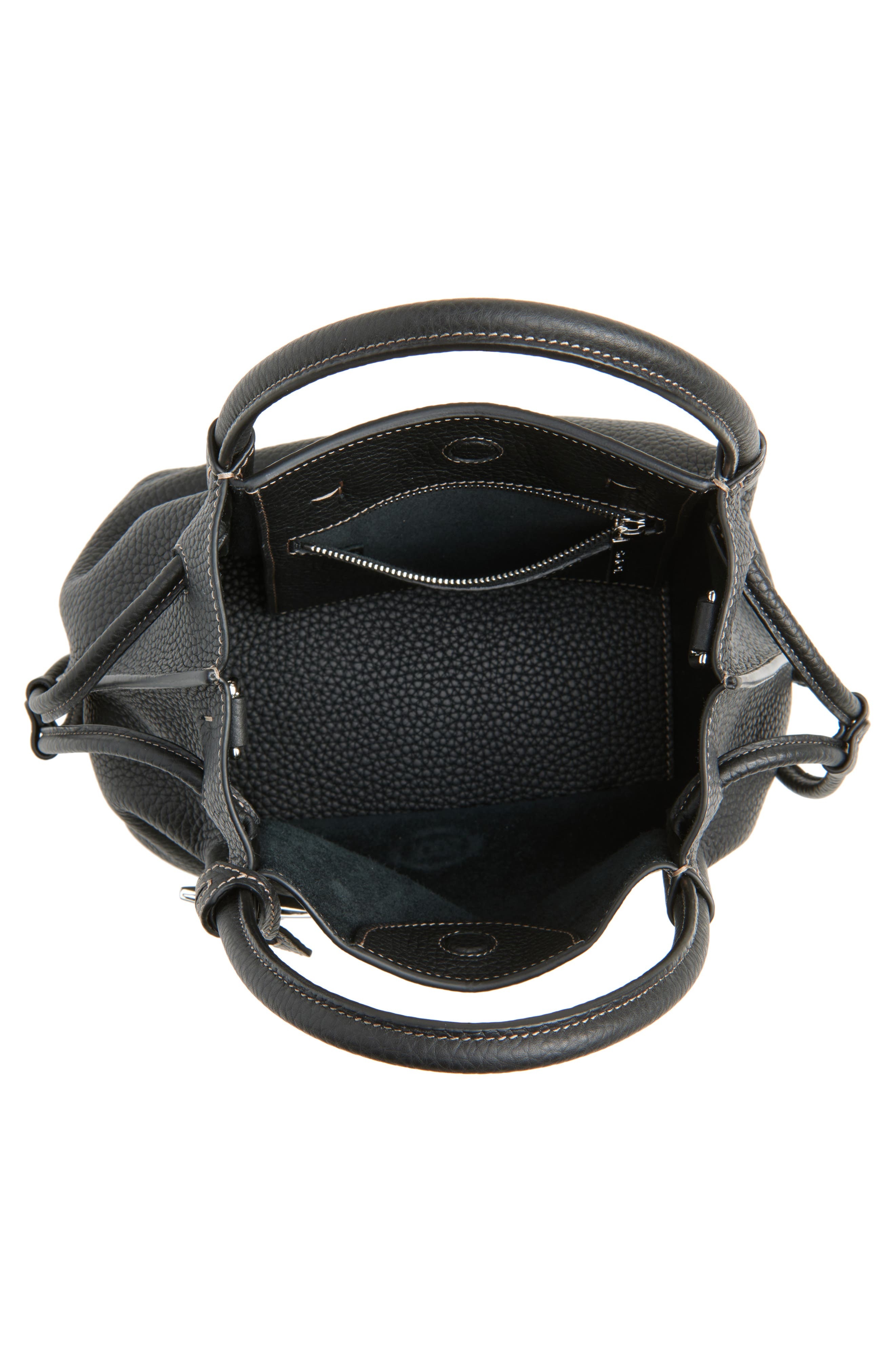 Tod's Small Buz Leather Bucket Bag in Nero at Nordstrom - 5
