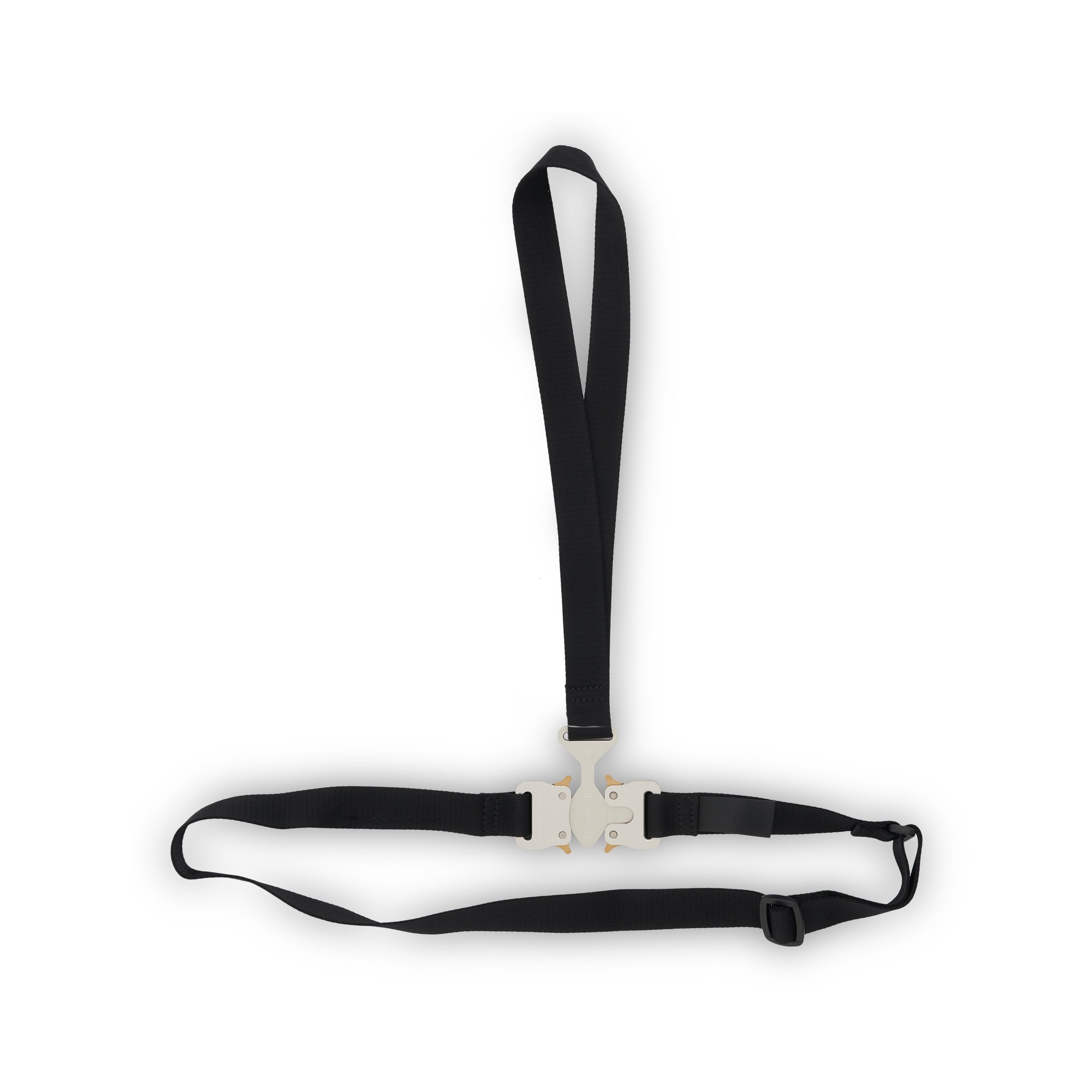 Tri-Buckle Chest Harness in Black - 1