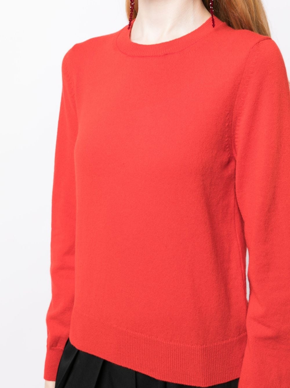 round-neck cashmere jumper - 5