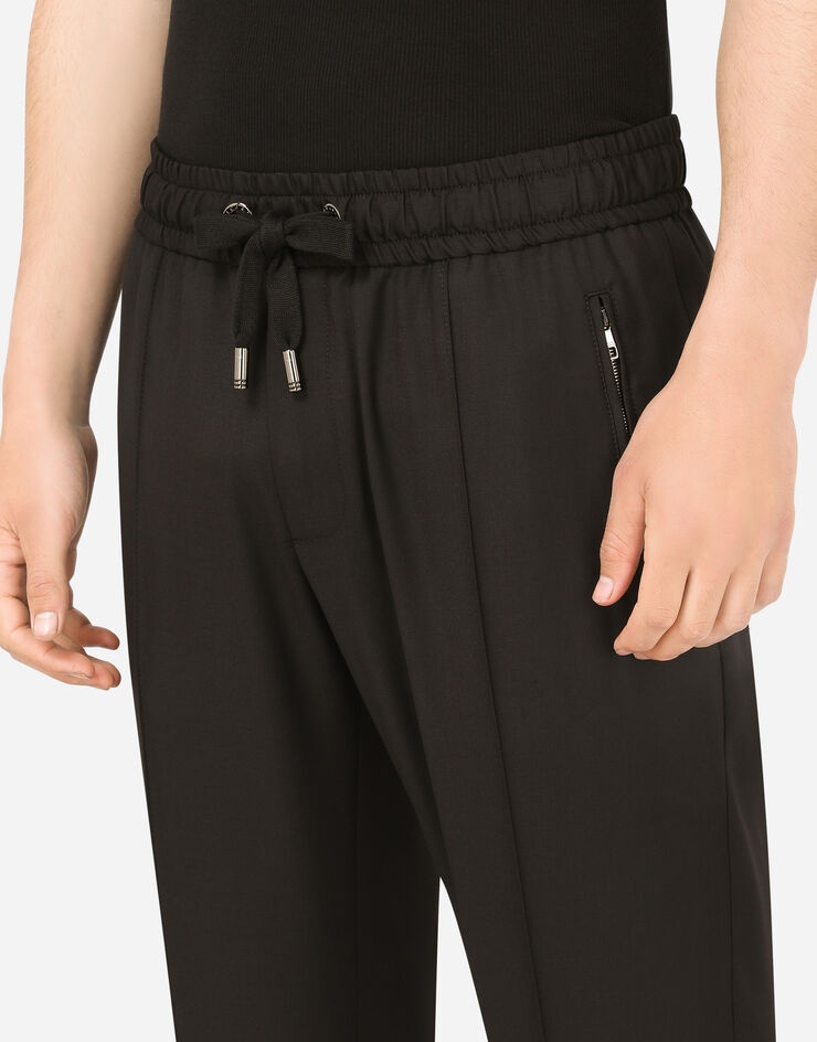 Virgin wool jogging pants - 4