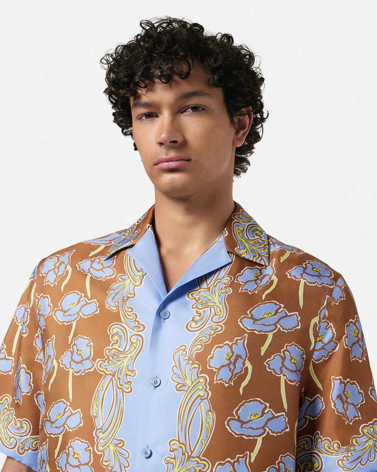 Poppies Foulard Silk Shirt - 3