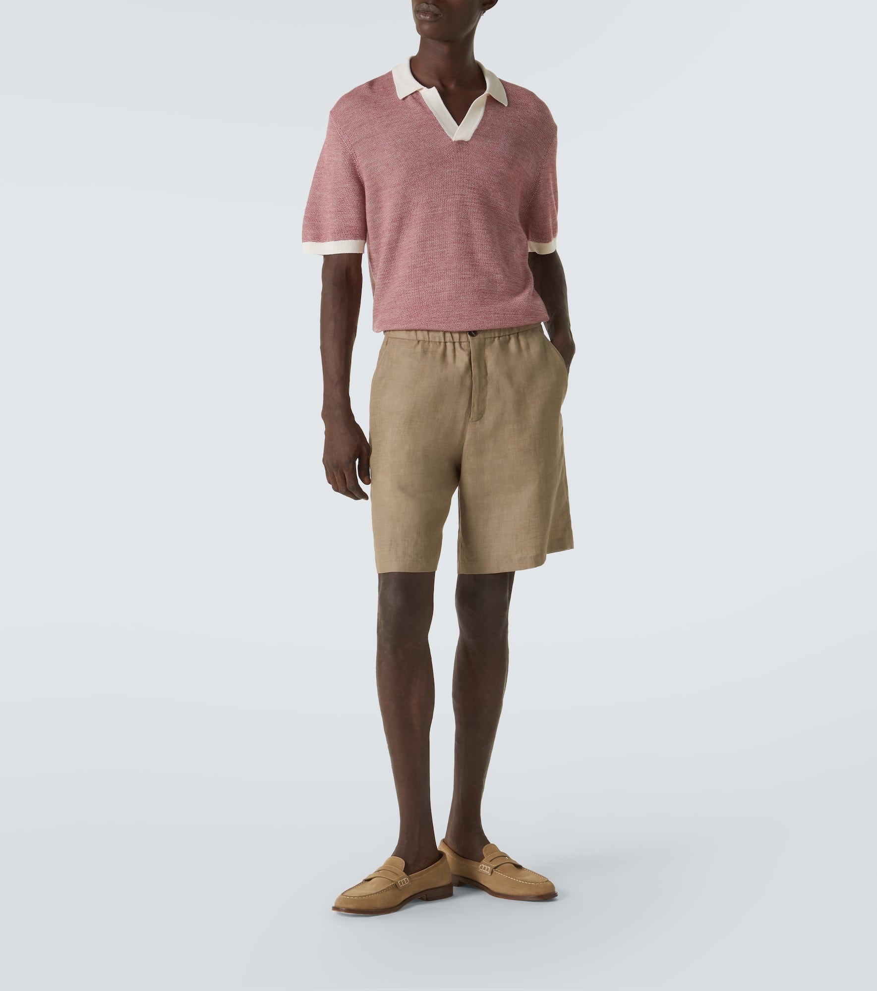Horton wool and cotton polo sweater - 2