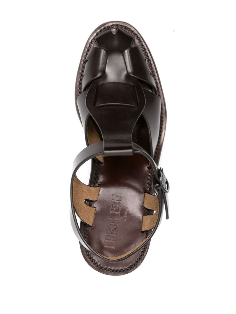 Pesca 60mm leather sandals 4