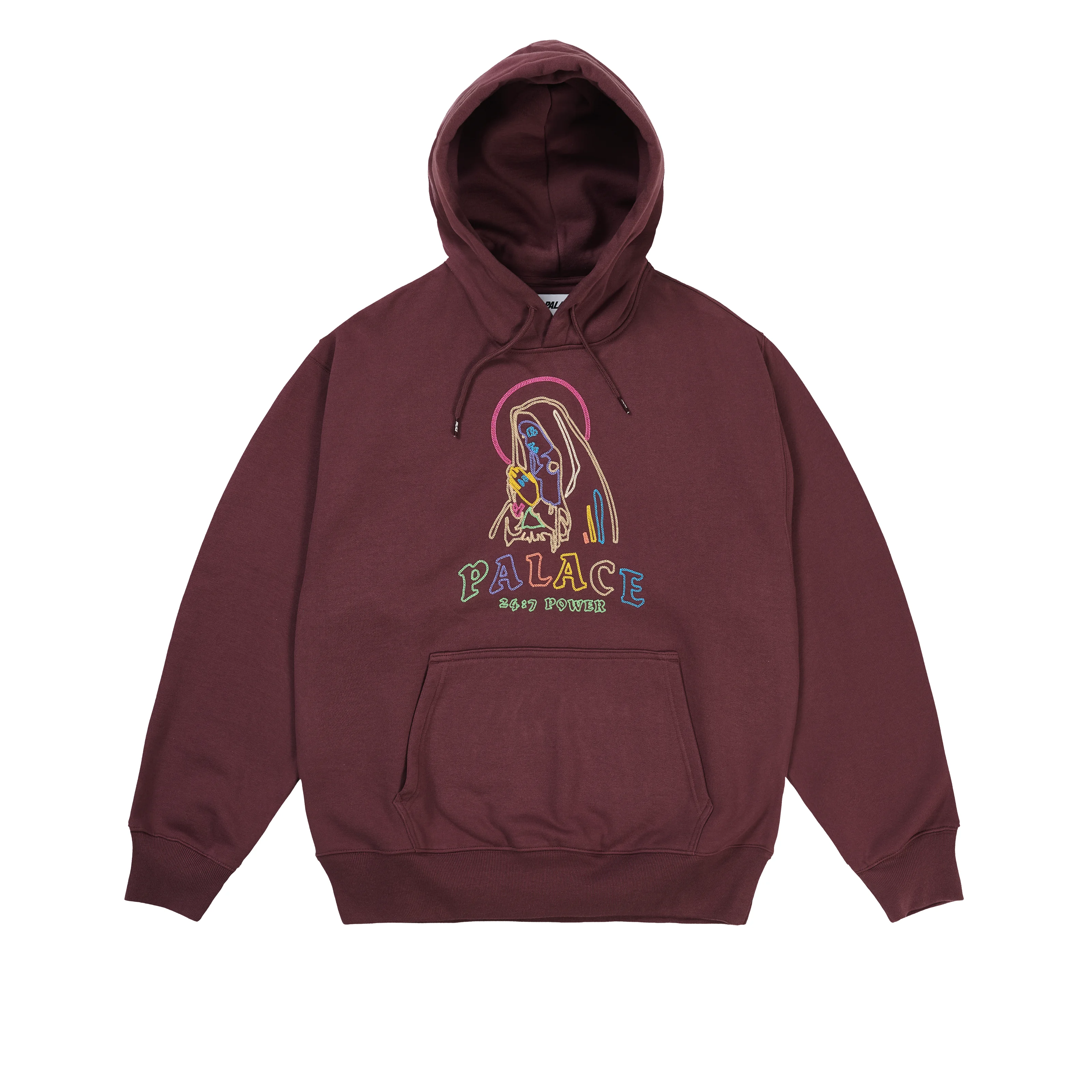PRAY FOR US HOOD MAROONISH - 1