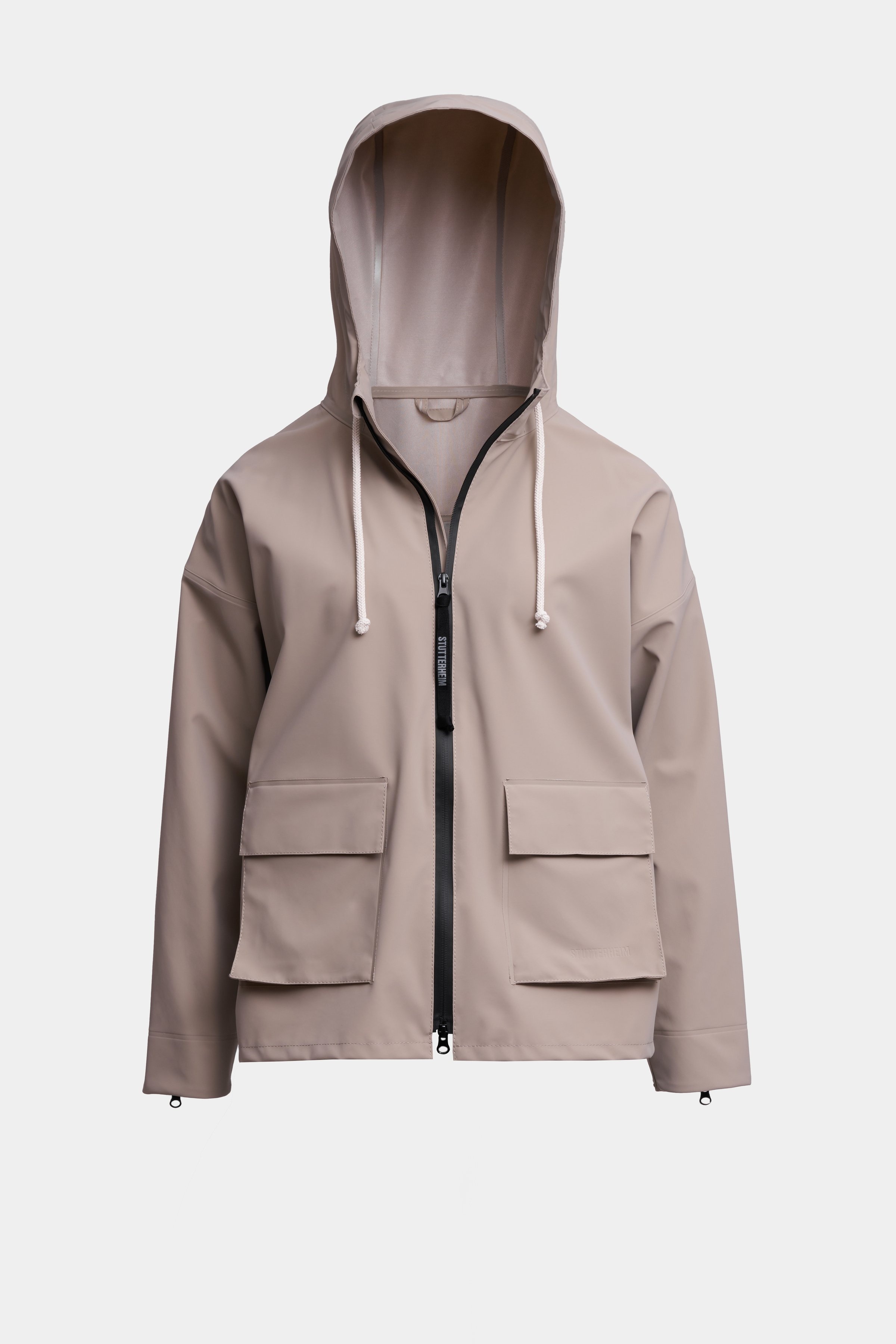 Sandviken Matte Zip Raincoat Potato - 6