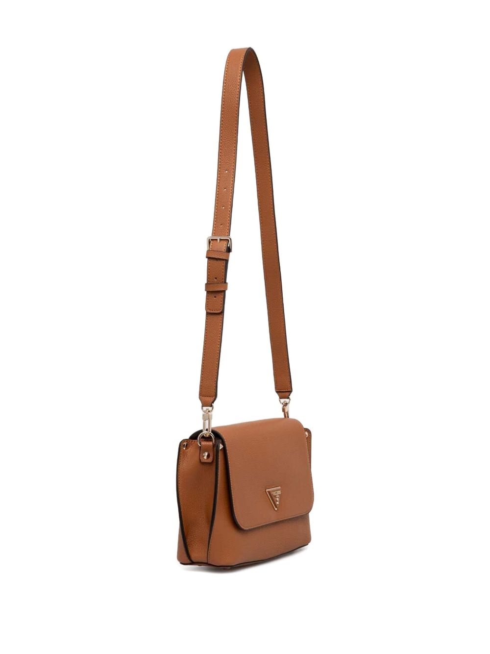 Meridian logo-plaque leather cross body bag - 2