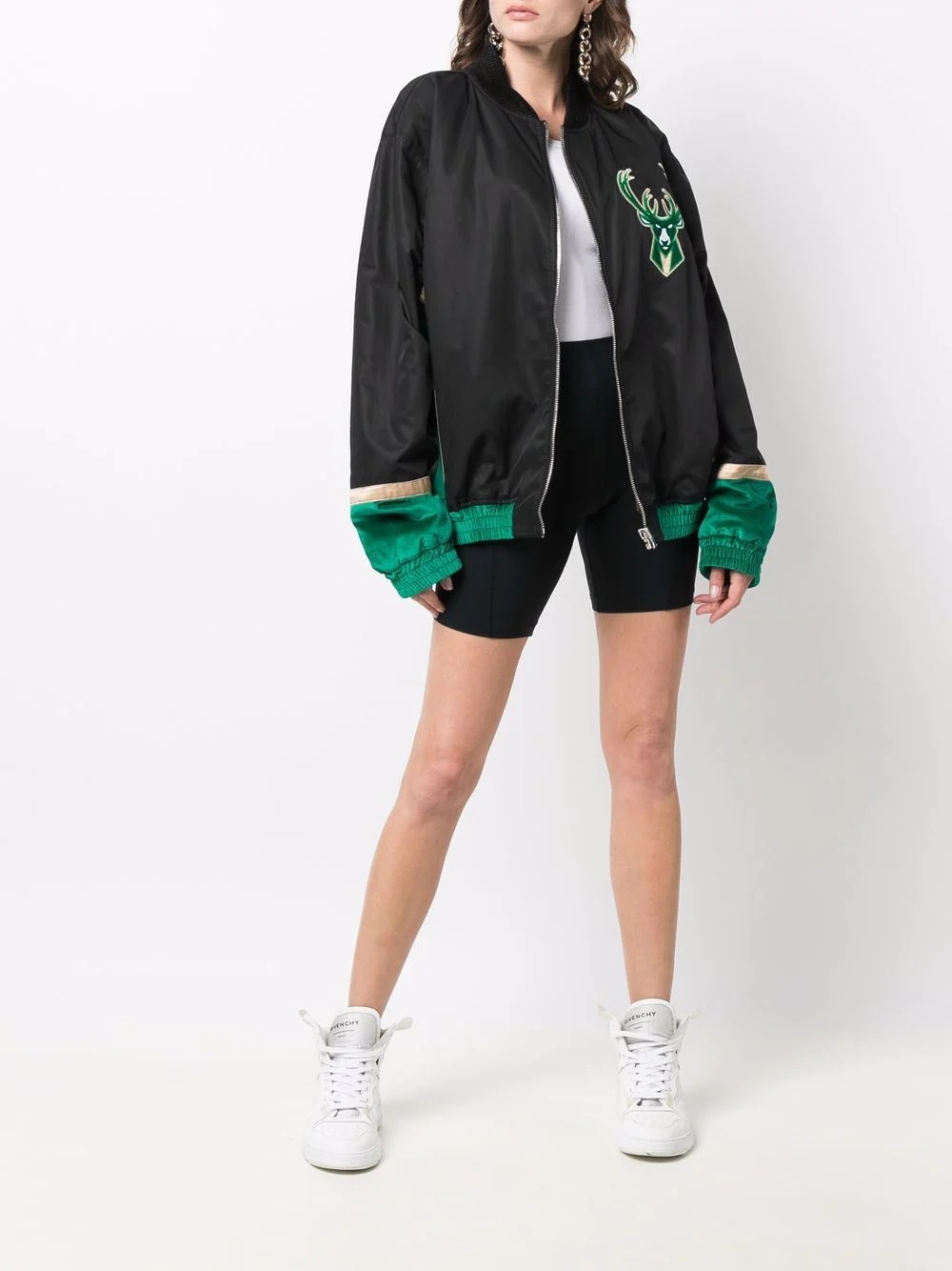 colour-block reversible jacket - 3