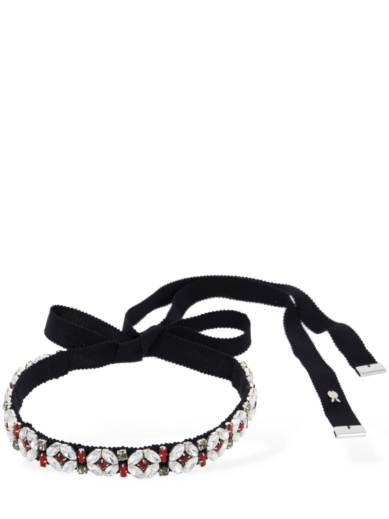 Crystal strass choker - 1