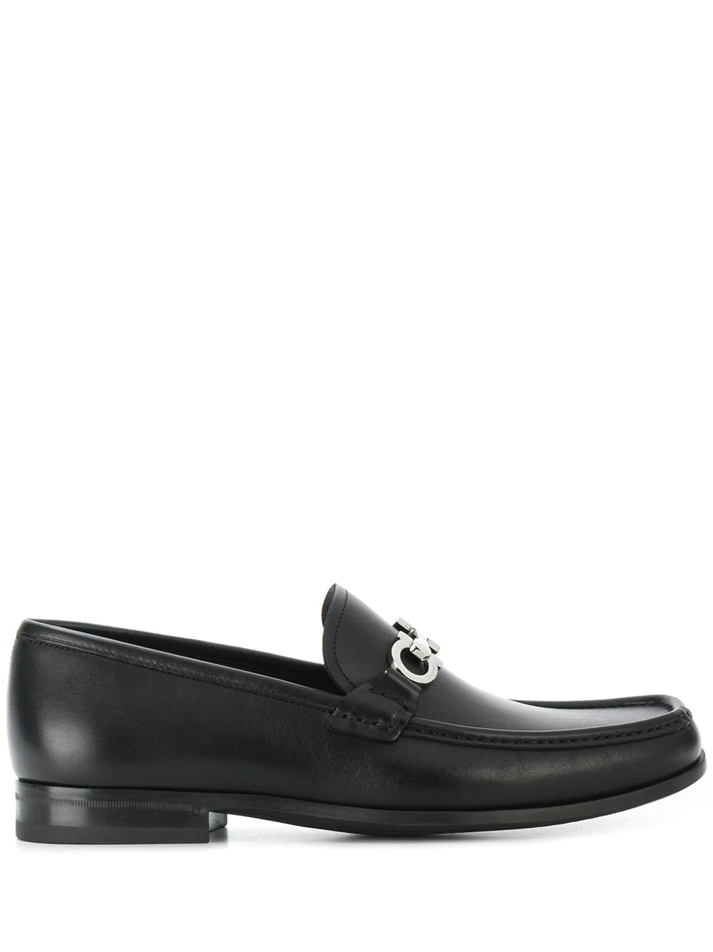 Gancini Reversible Bit loafers - 1