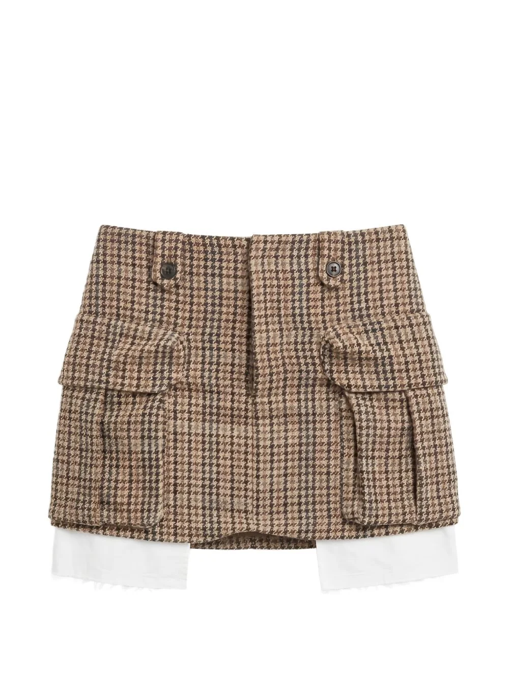 houndstooth mini skirt - 1
