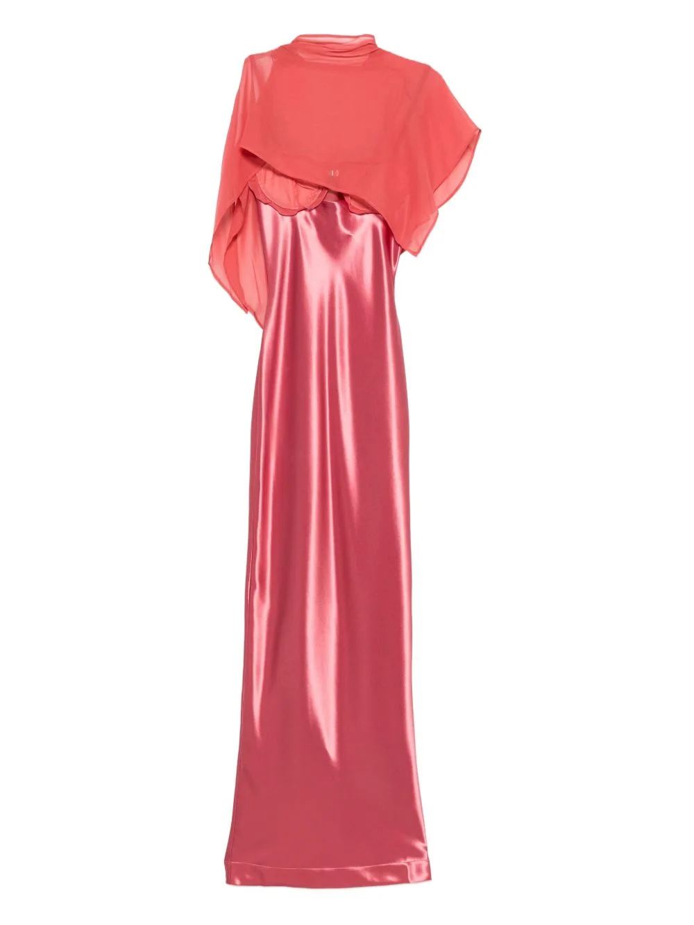 Suki satin cape dress - 1