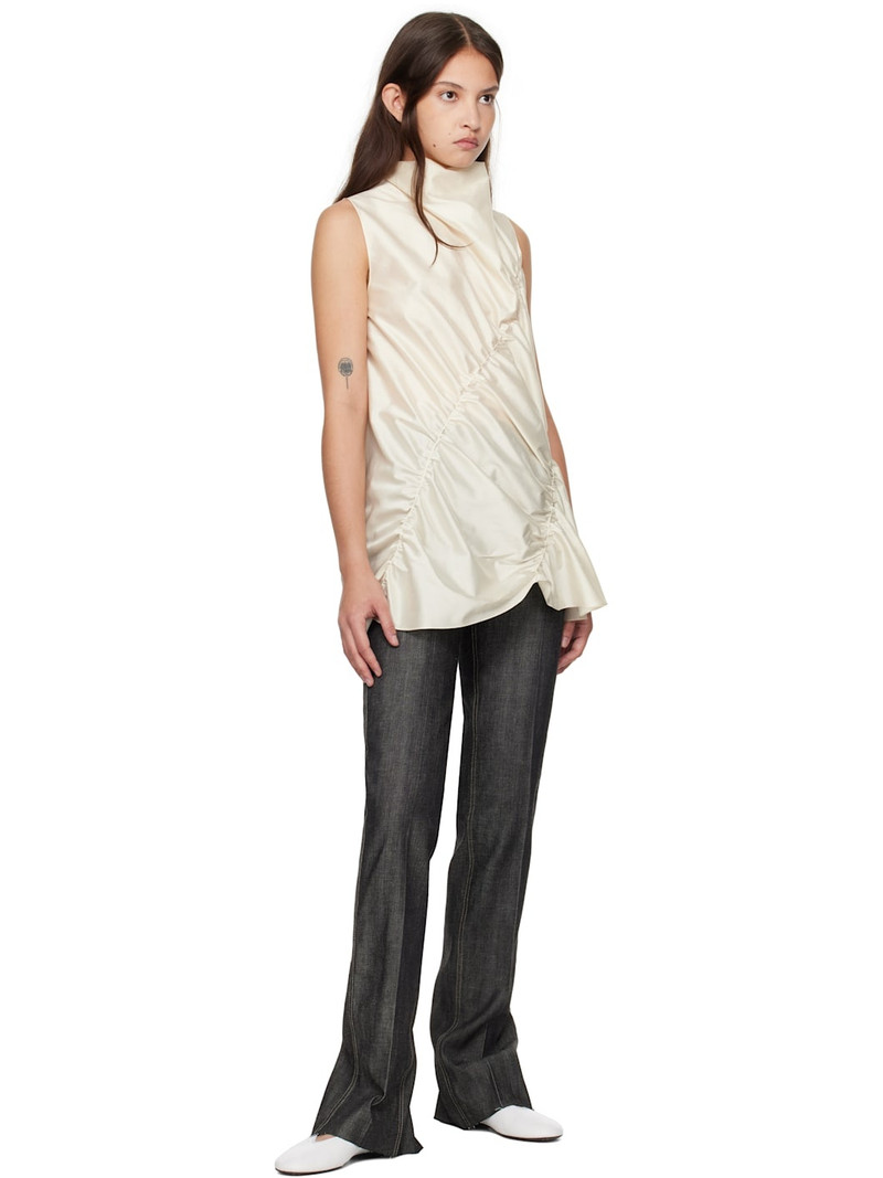 GIA STUDIOS Off-White Renee Tank Top outlook