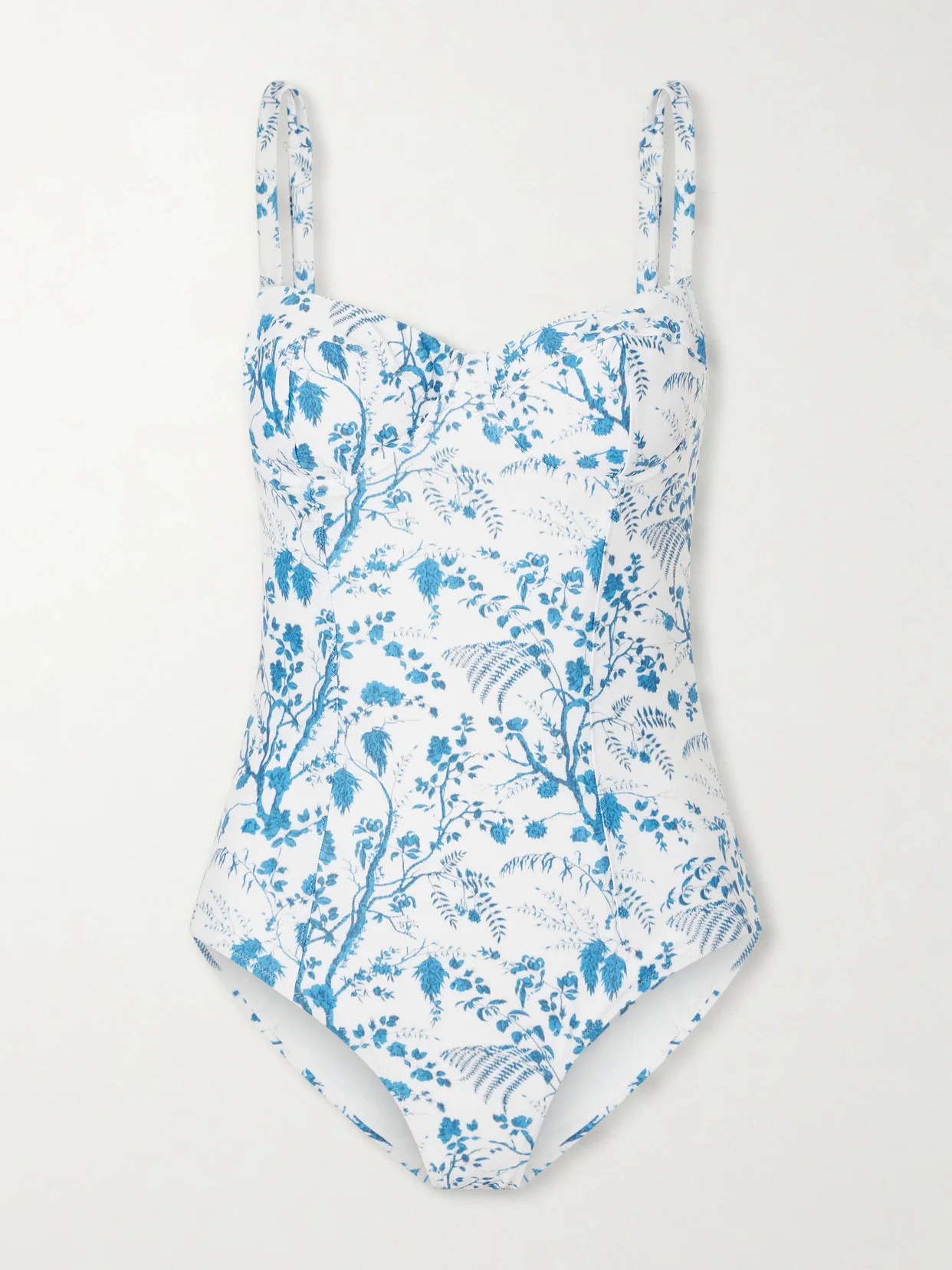 Floral-print Swimsuit - 1