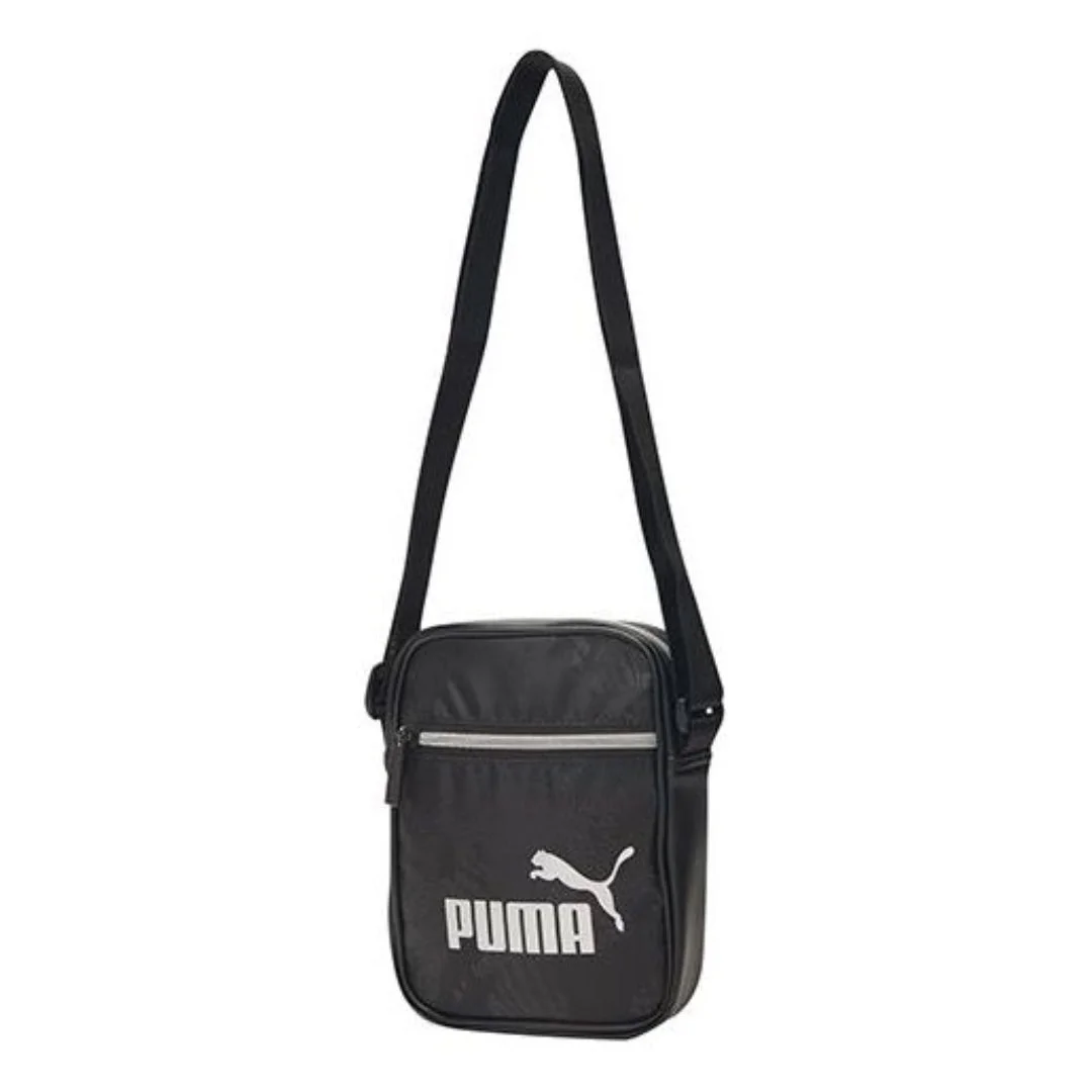 (WMNS) PUMA Portable Shoulder Bag 'Black White' 076974-01 - 1