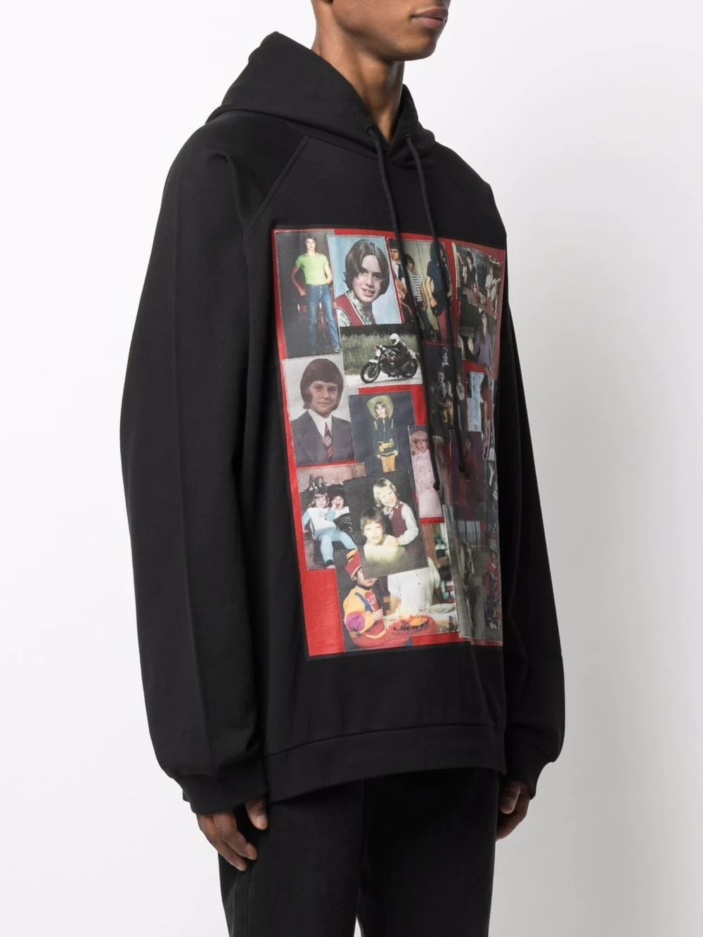 oversized photographic-print hoodie - 5