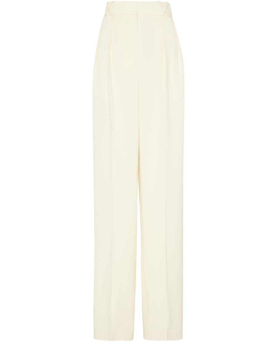 Wide leg tailored trousers - 1