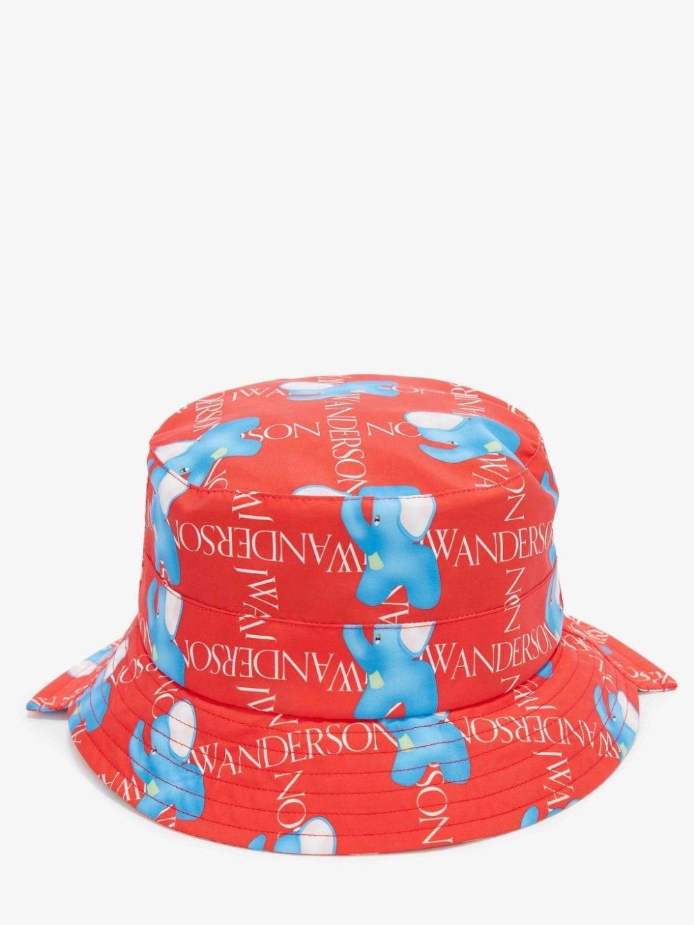 ASYMMETRIC BUCKET HAT WITH ELEPHANT MOTIF - 3