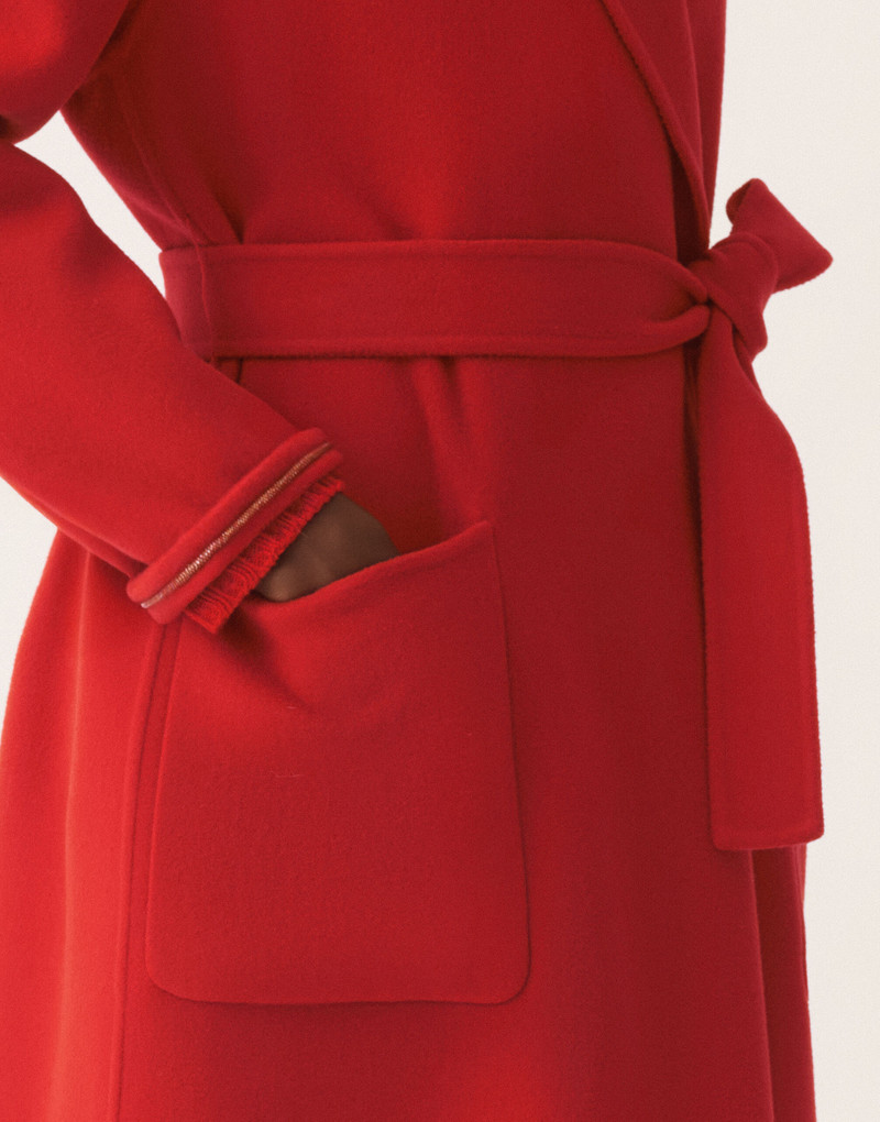 Double-faced wool and cashmere coat 5