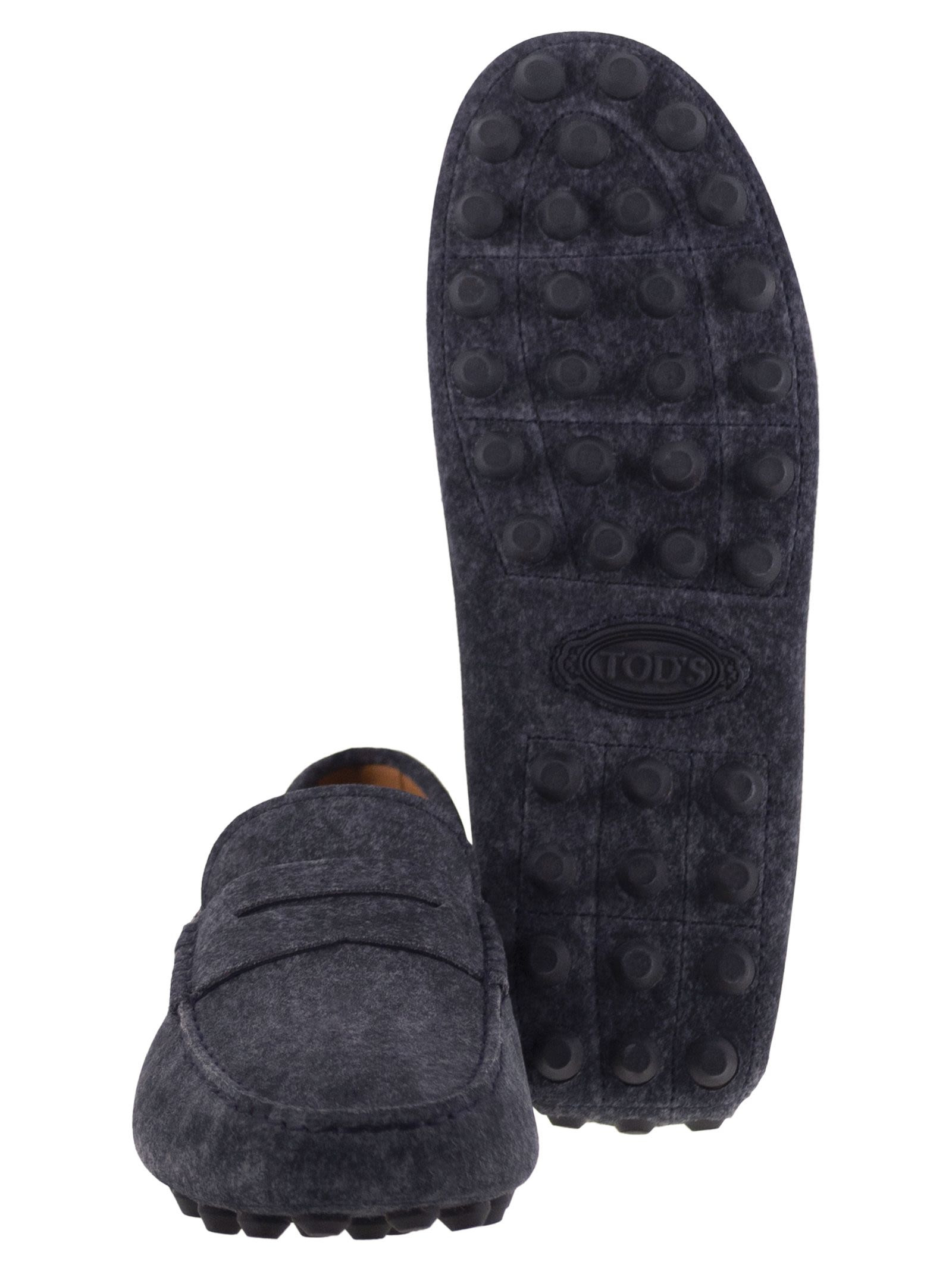 Tod's Men Gommino Bubble Sole In Suede Leather - 5