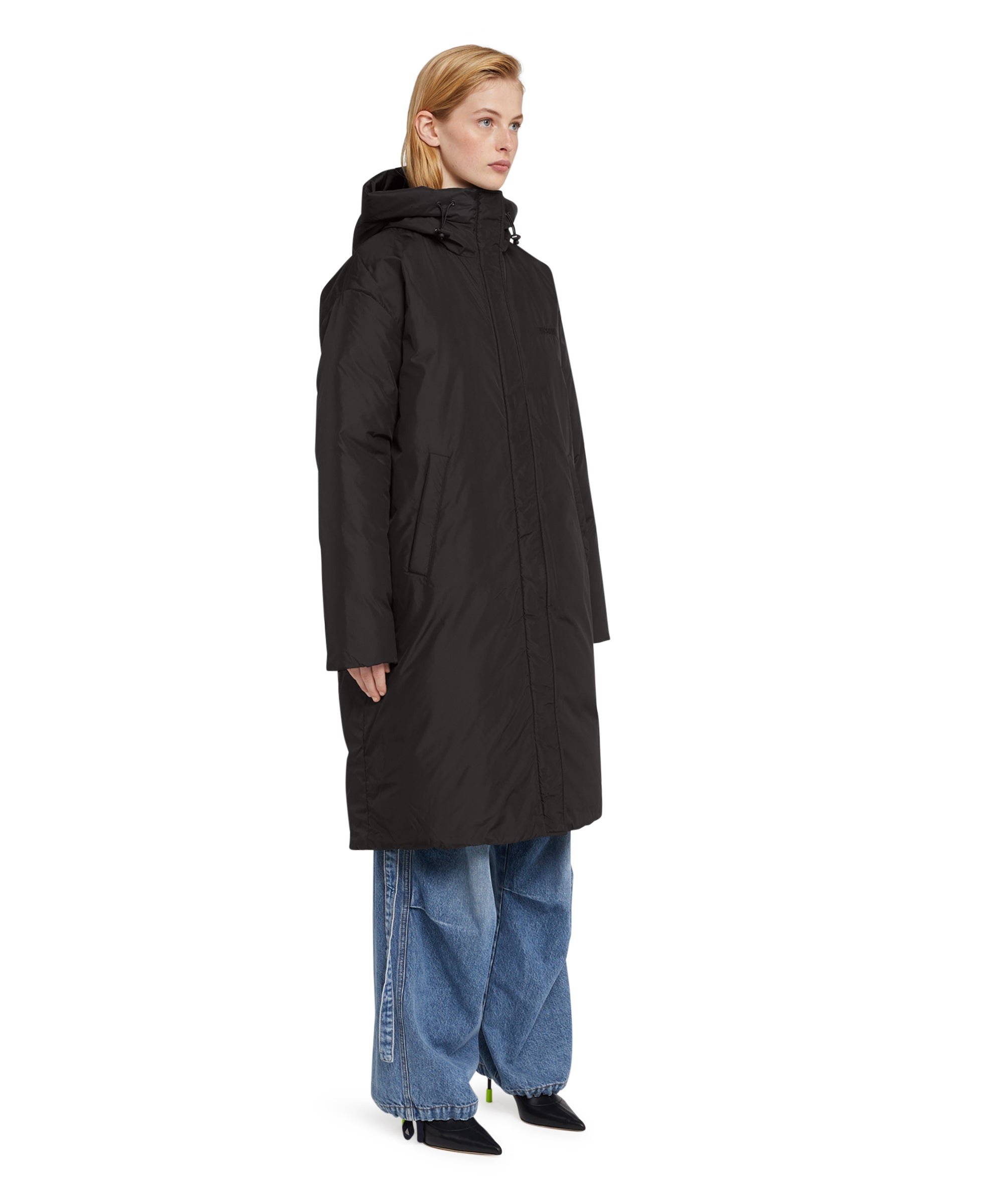 "Ripstop Nylon" long down jacket - 4