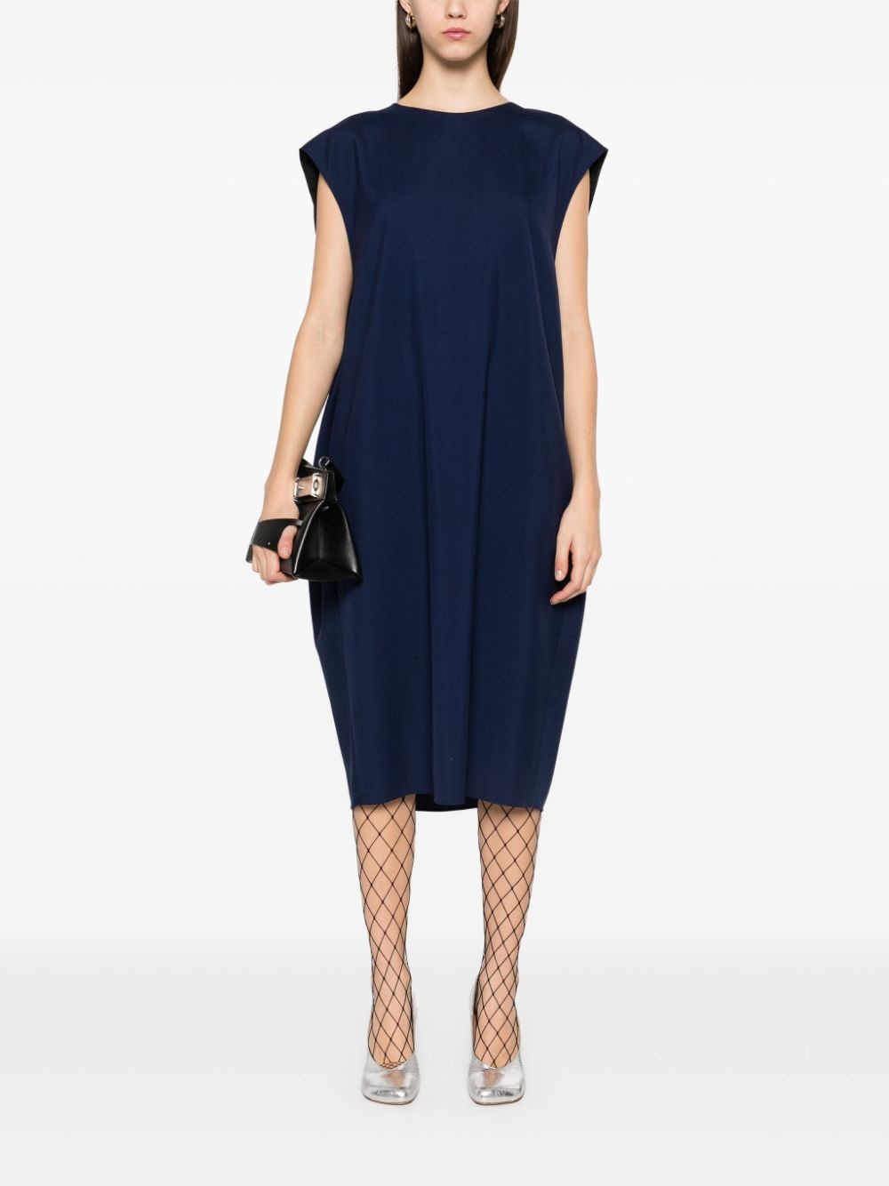 wool midi dress - 2