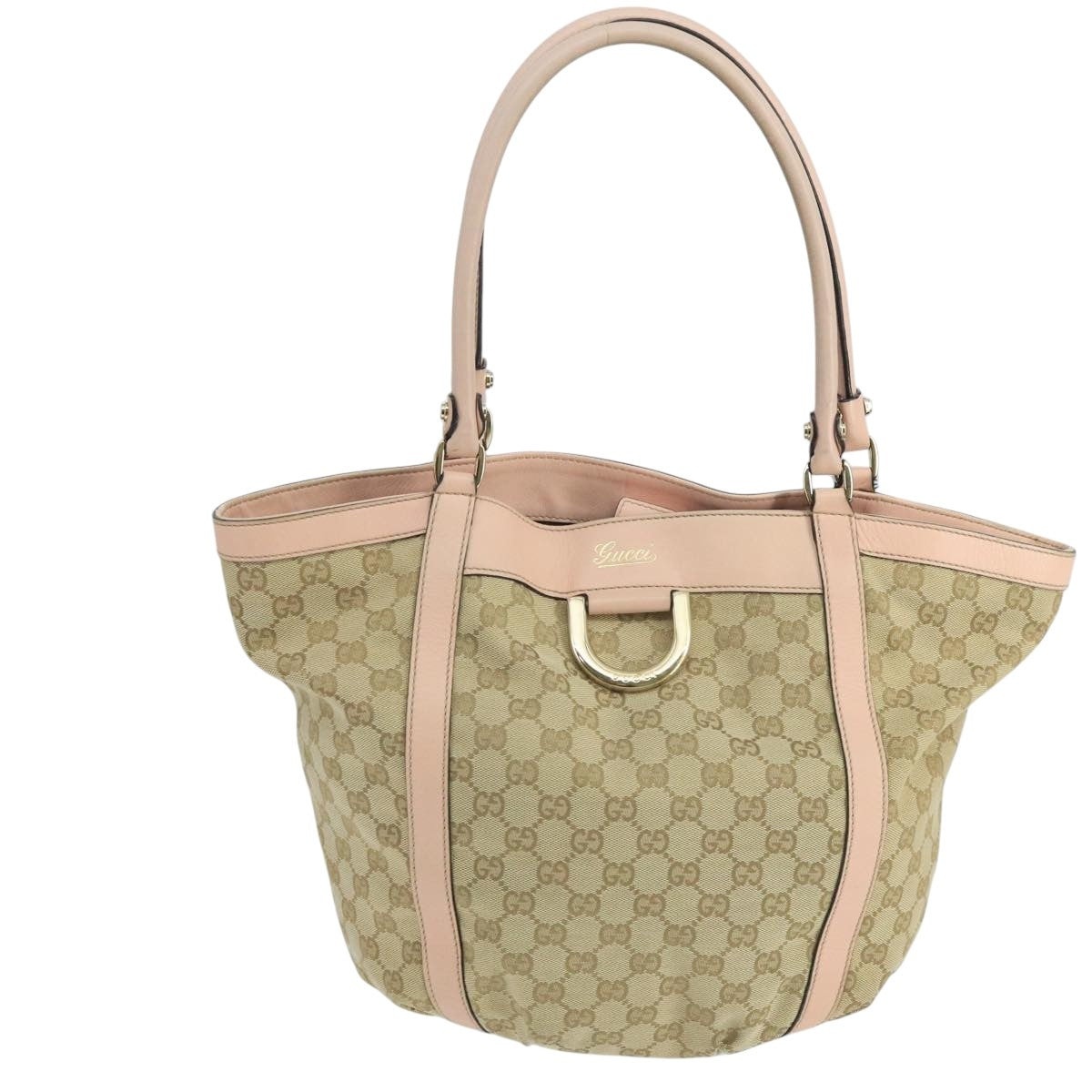 GUCCI GG Canvas Tote Bag Beige - 2