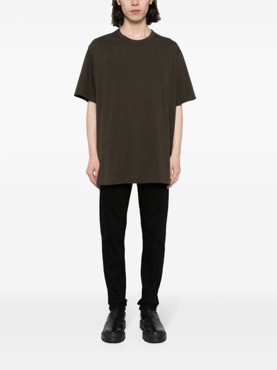Yohji Yamamoto short-sleeve cotton T-shirt outlook