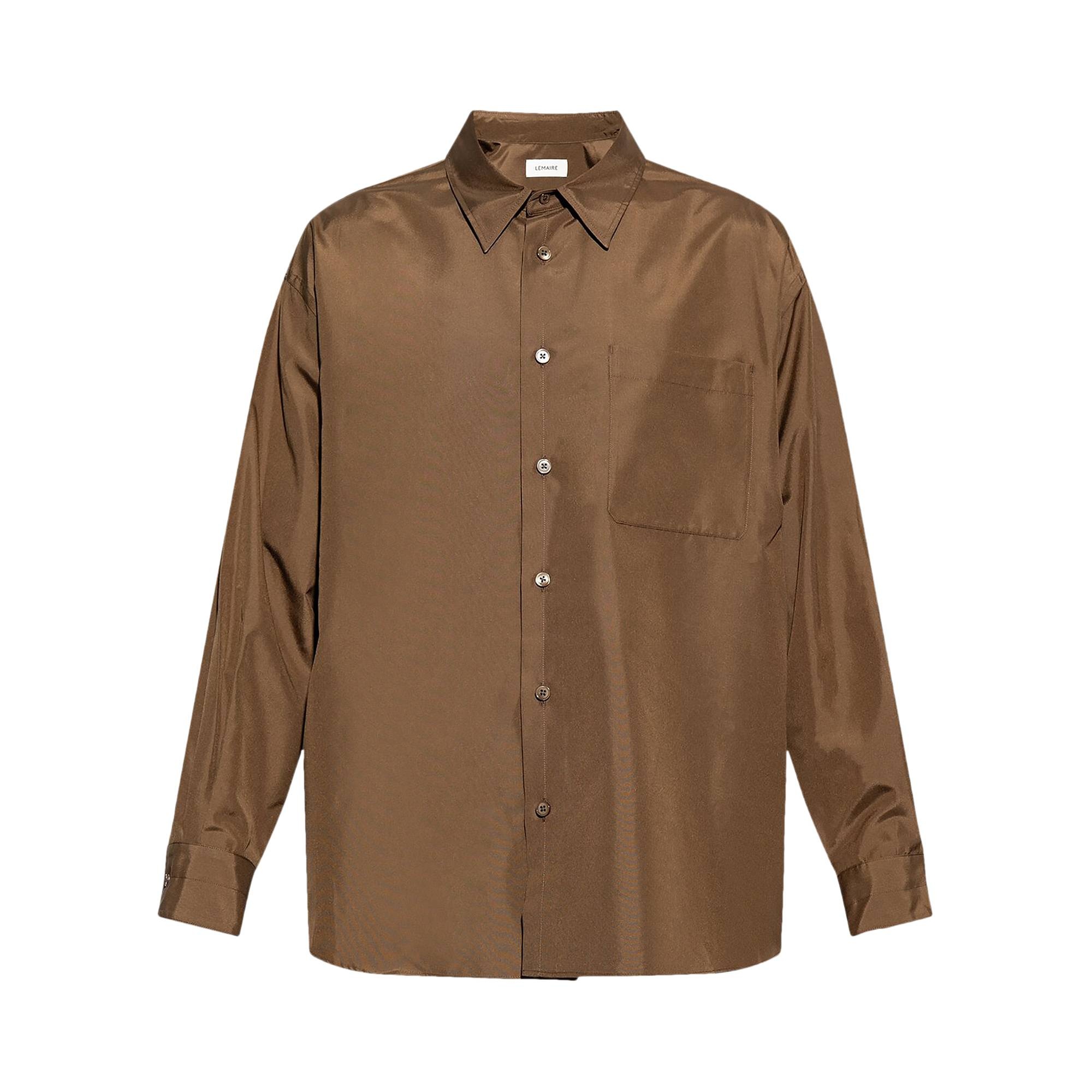 Lemaire Relaxed Shirt 'Dark Tobacco' - 1