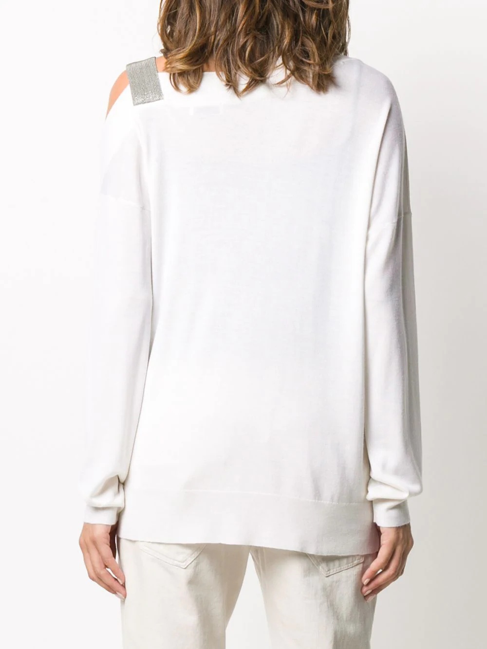 cashmere long-sleeve jumper - 4