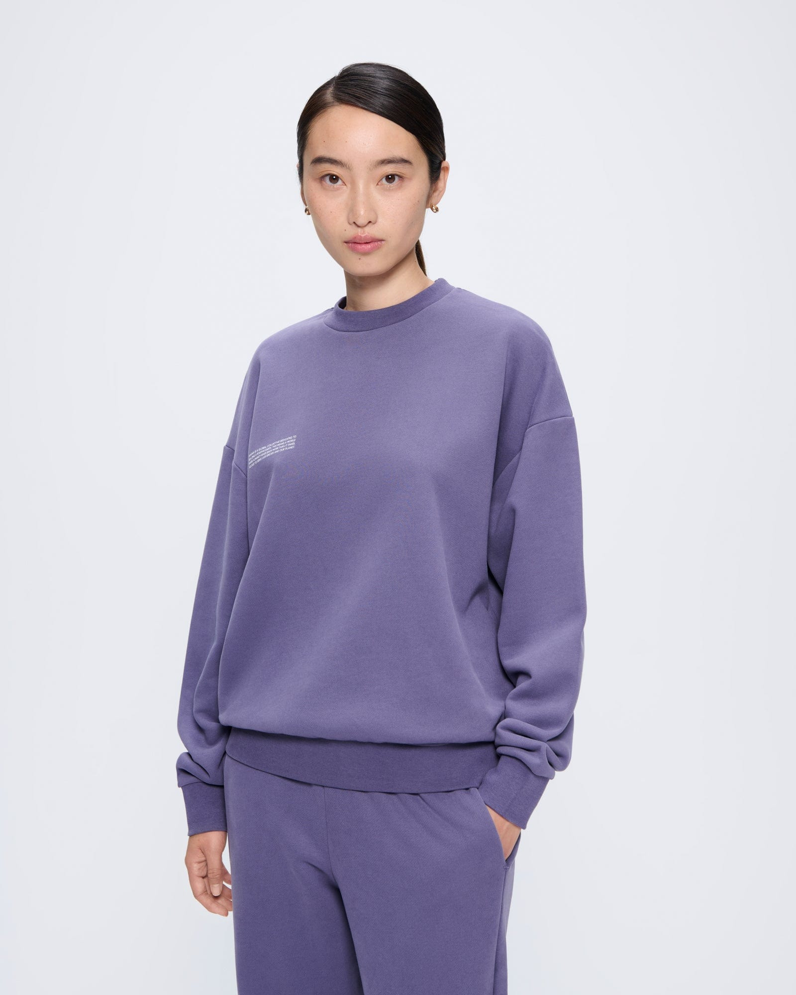 Womens 365 Midweight Sweatshirt - Slate Blue - 2