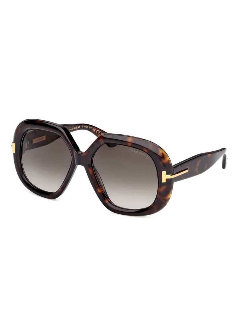 TOM FORD geometric-frame sunglasses outlook