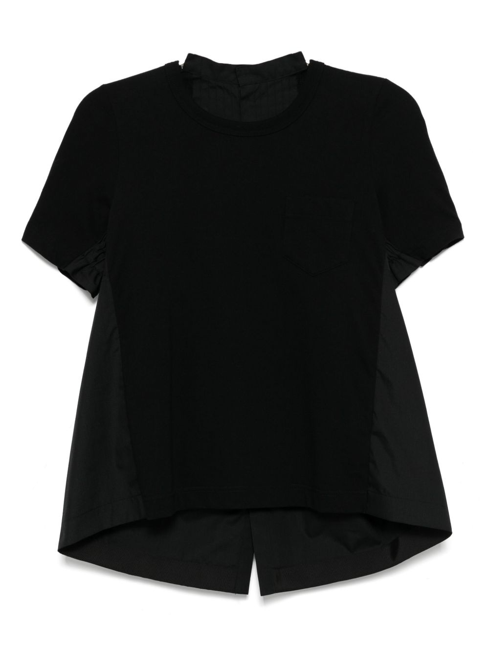 panelled T-shirt - 1