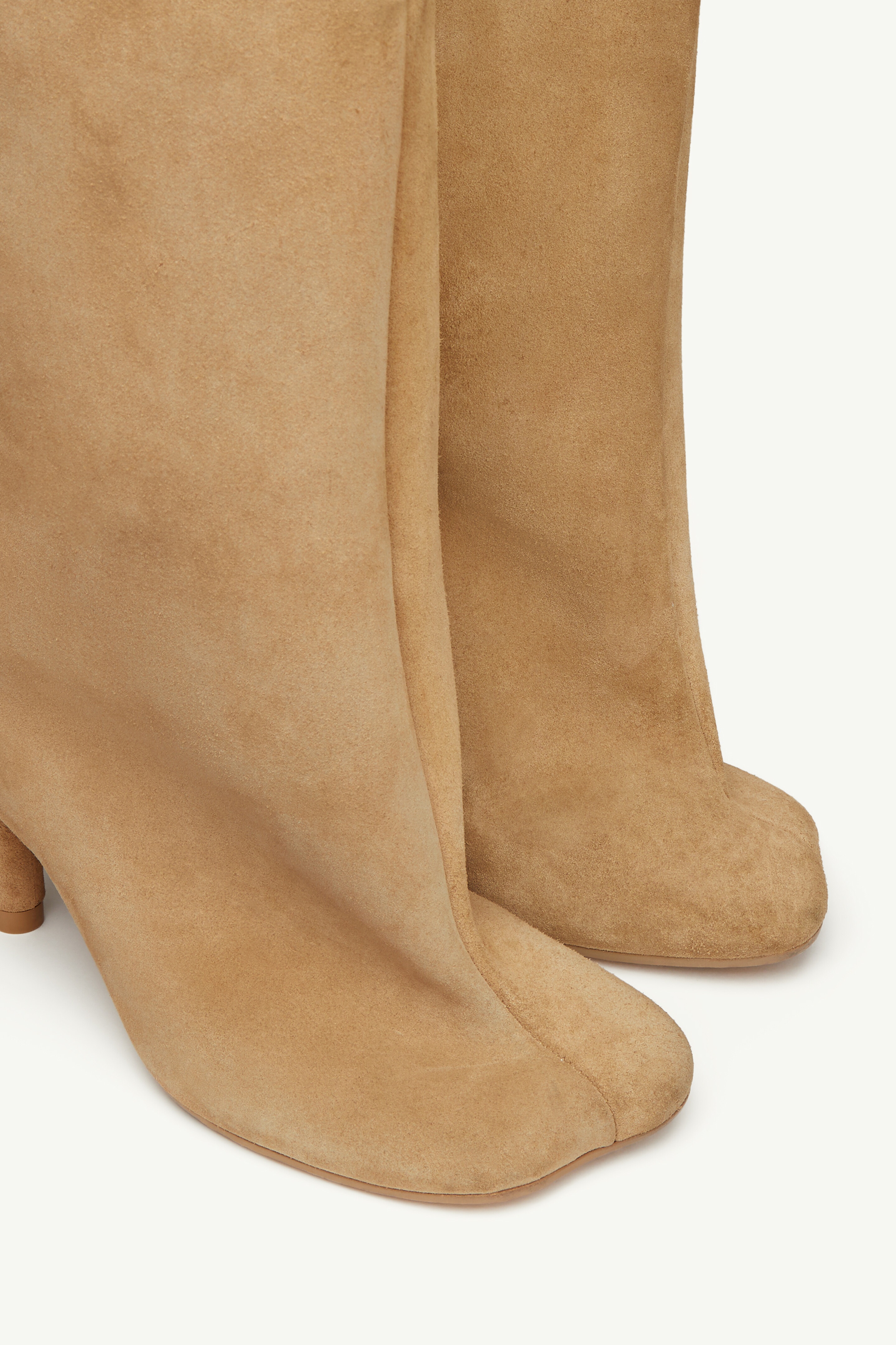 【関税&送料込】Mm6 Maison Margiela Anatomic Suede And Leath MM6 Maison Margiela Anatomic Slip-on Suede Boots - Incense
