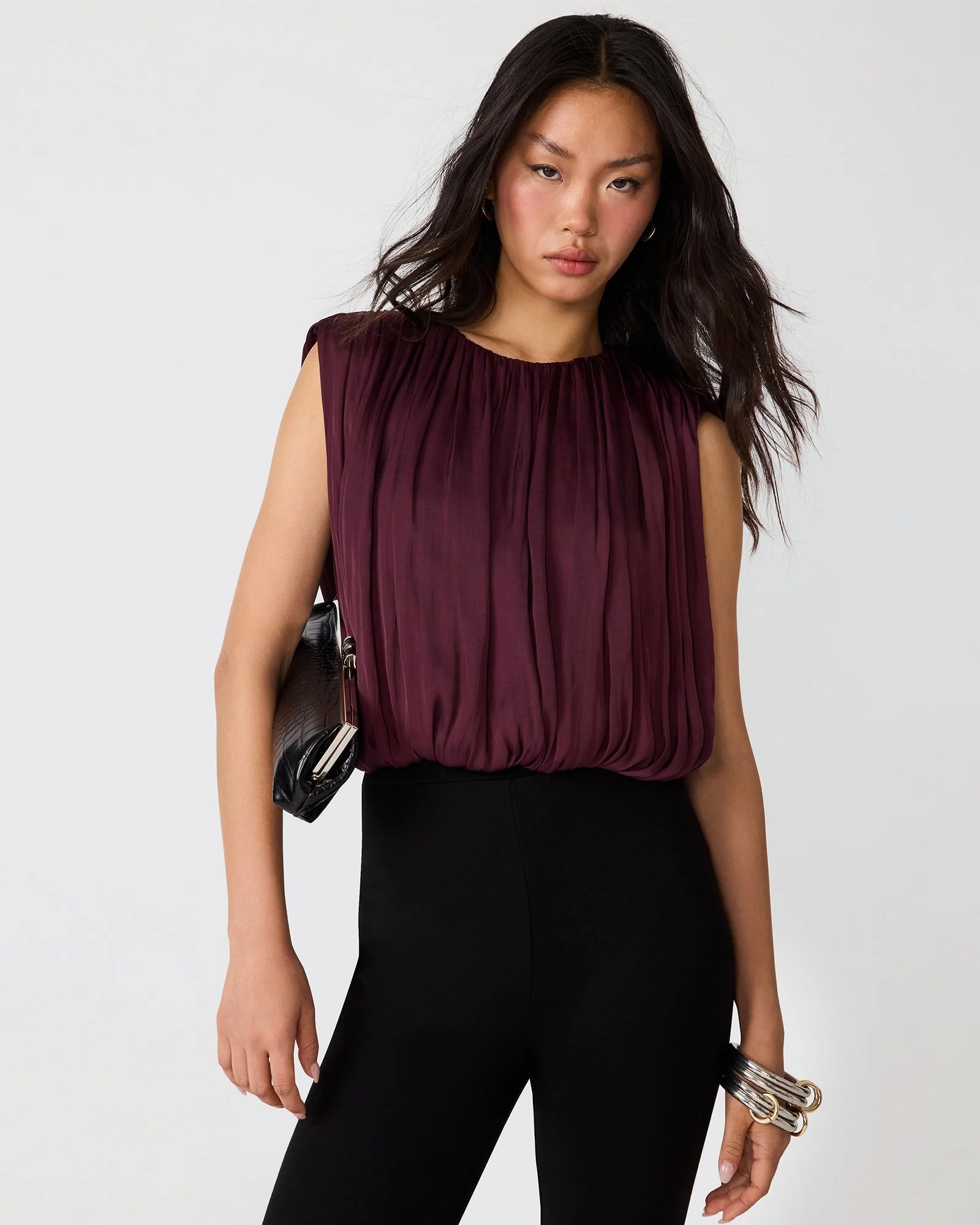 MILANA TOP PURPLE WINE - 1